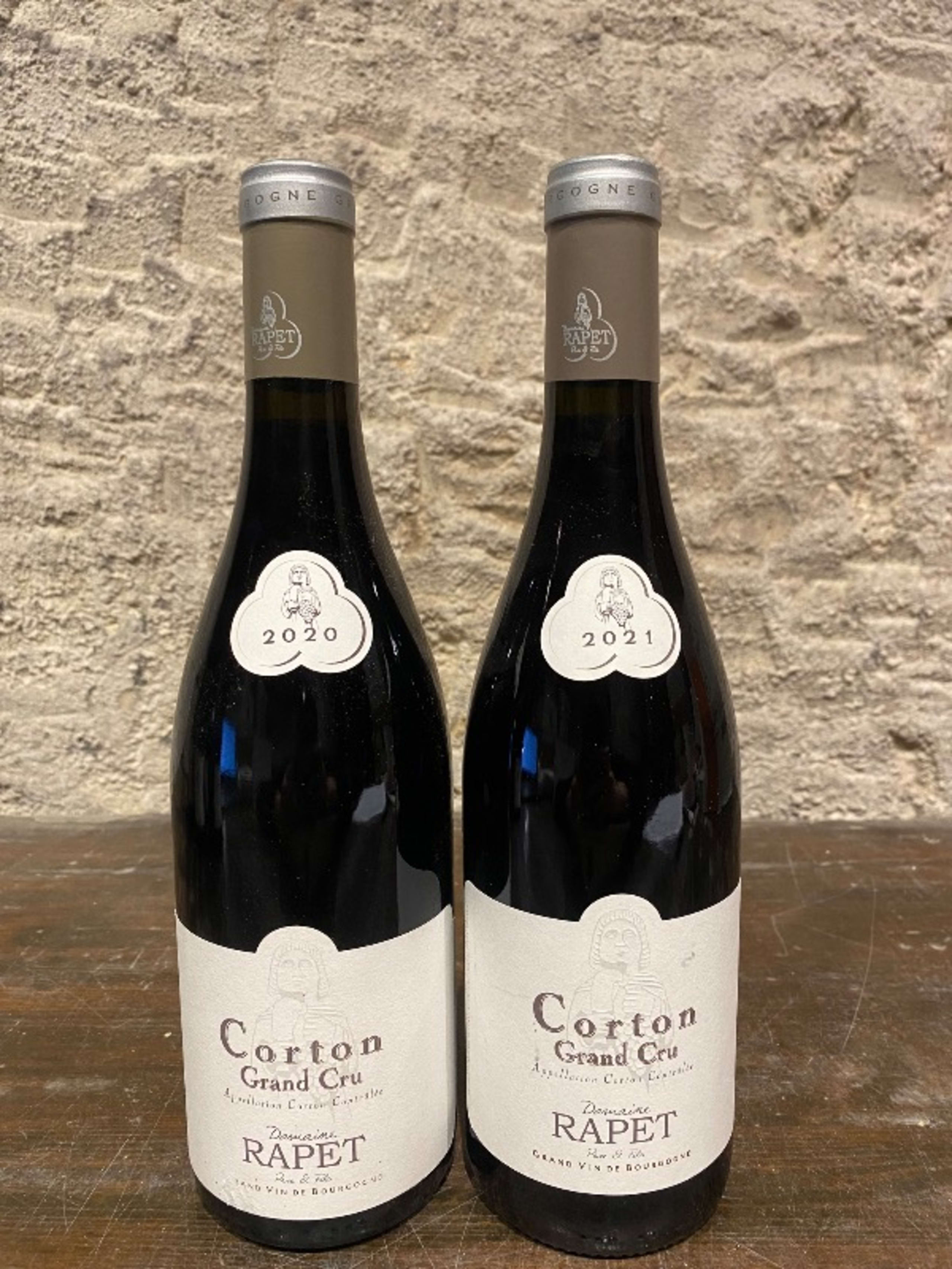 2 x Corton, Grand Cru, domaine Rapet, 2020/2021