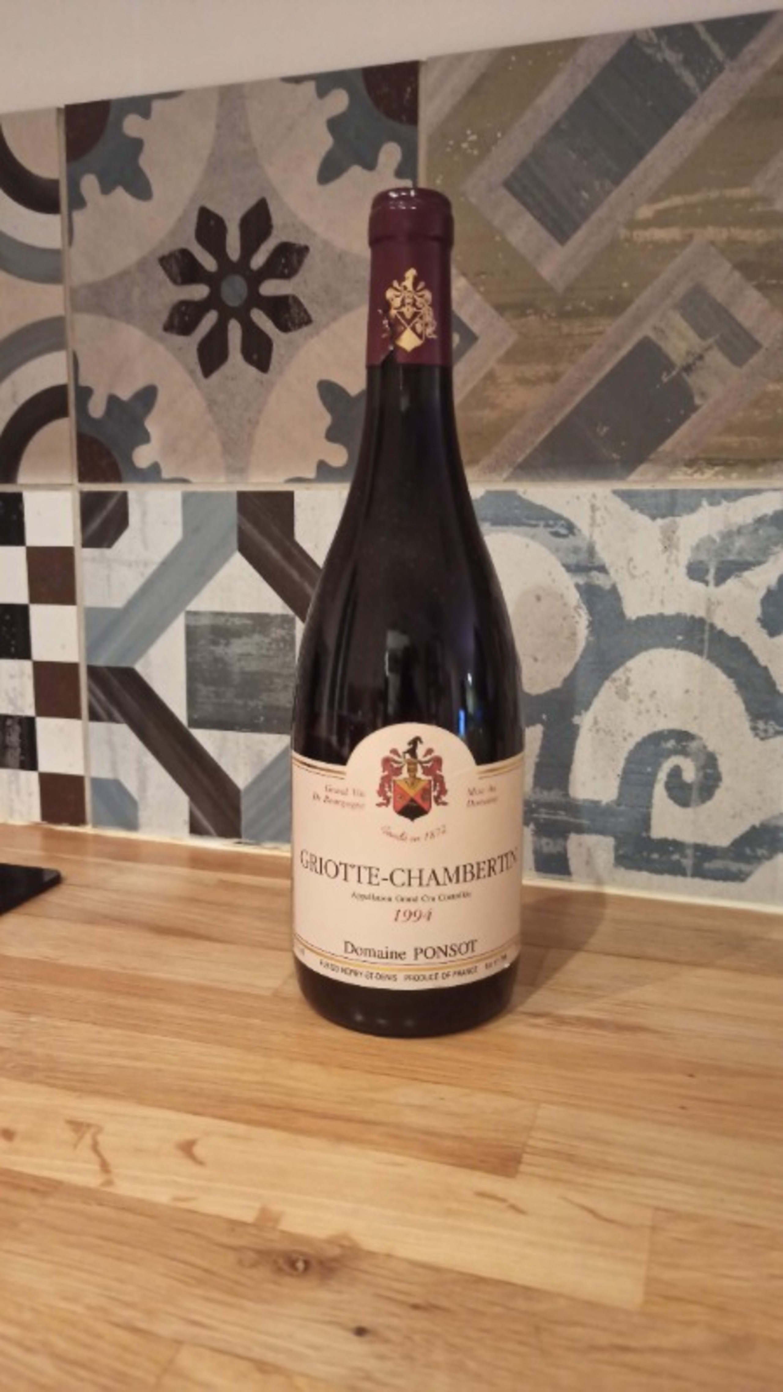 Griotte-Chambertin, Grand cru, Domaine Ponsot, 1994