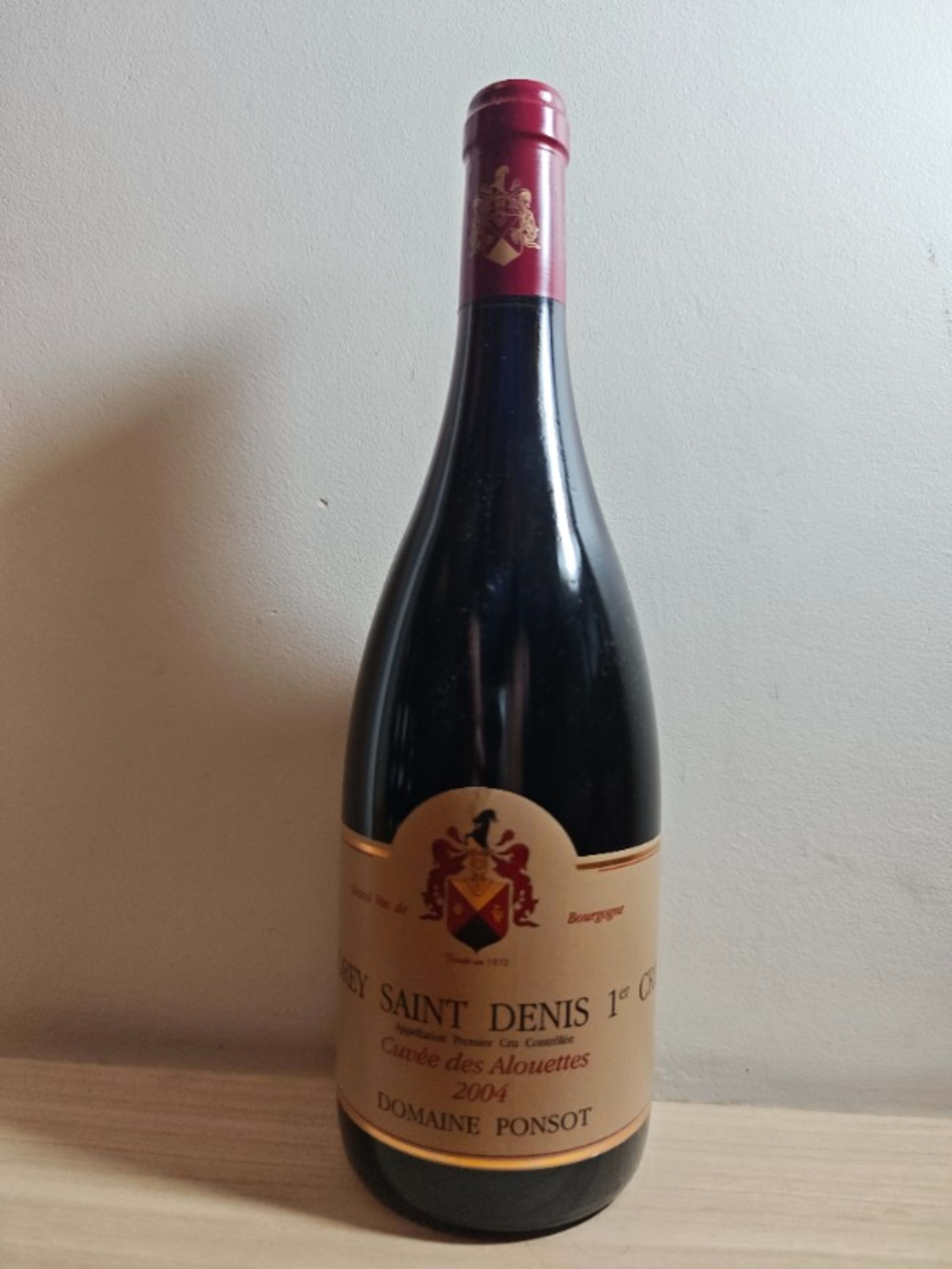 Morey-Saint-Denis, 1er Cru - Cuvée des Alouettes, Domaine Ponsot, 2004