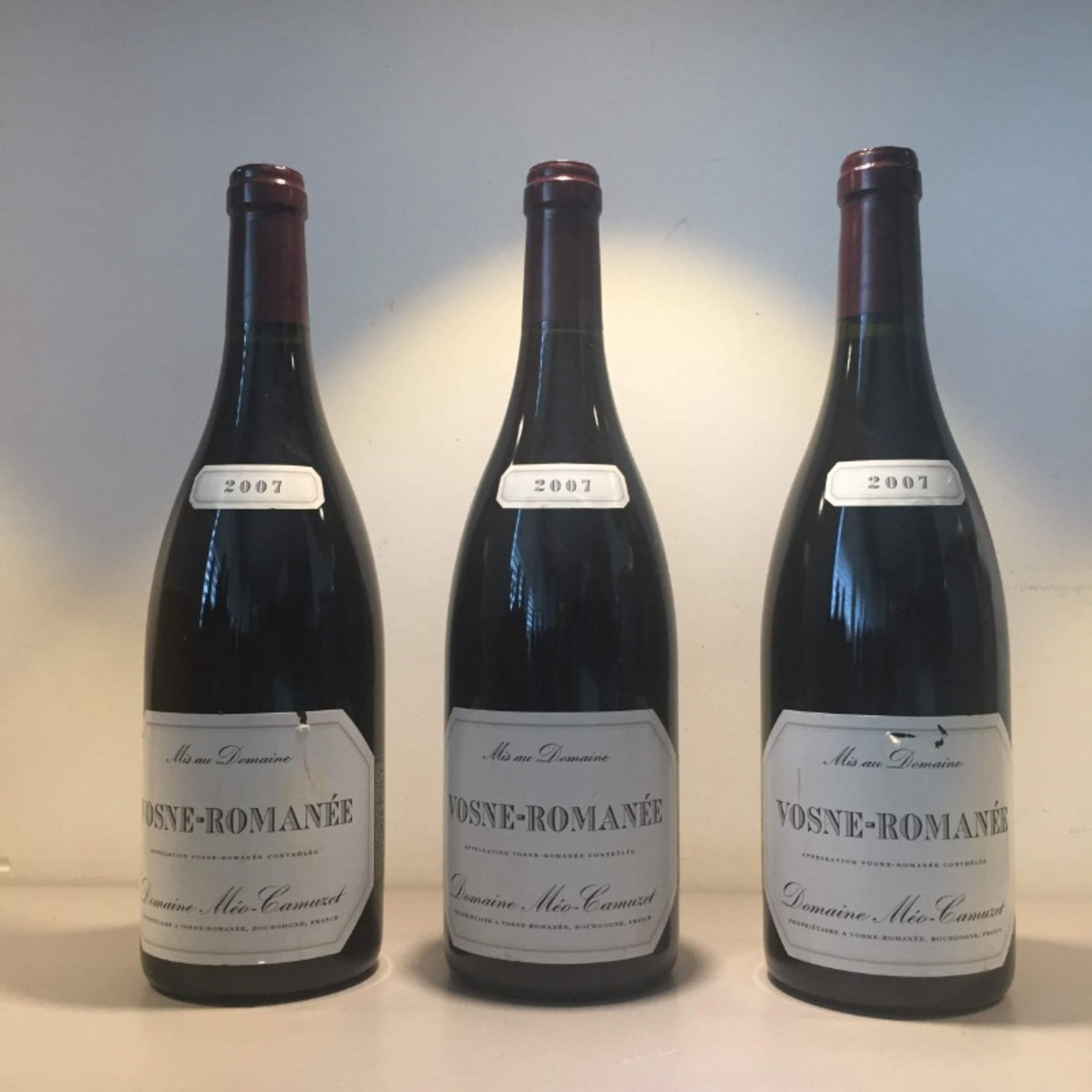 3 x Vosne-Romanée, Domaine Méo Camuzet, 2007