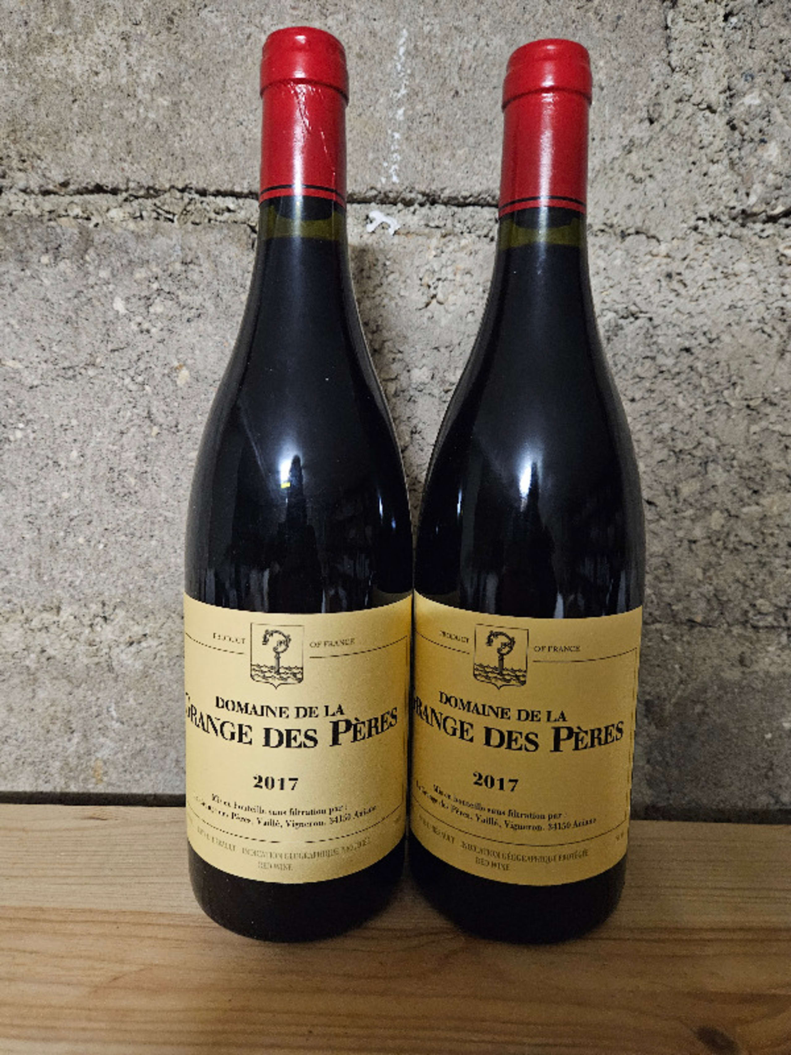 2 x Domaine de la Grange des Pères, Vin de Pays de l'Hérault, 2017