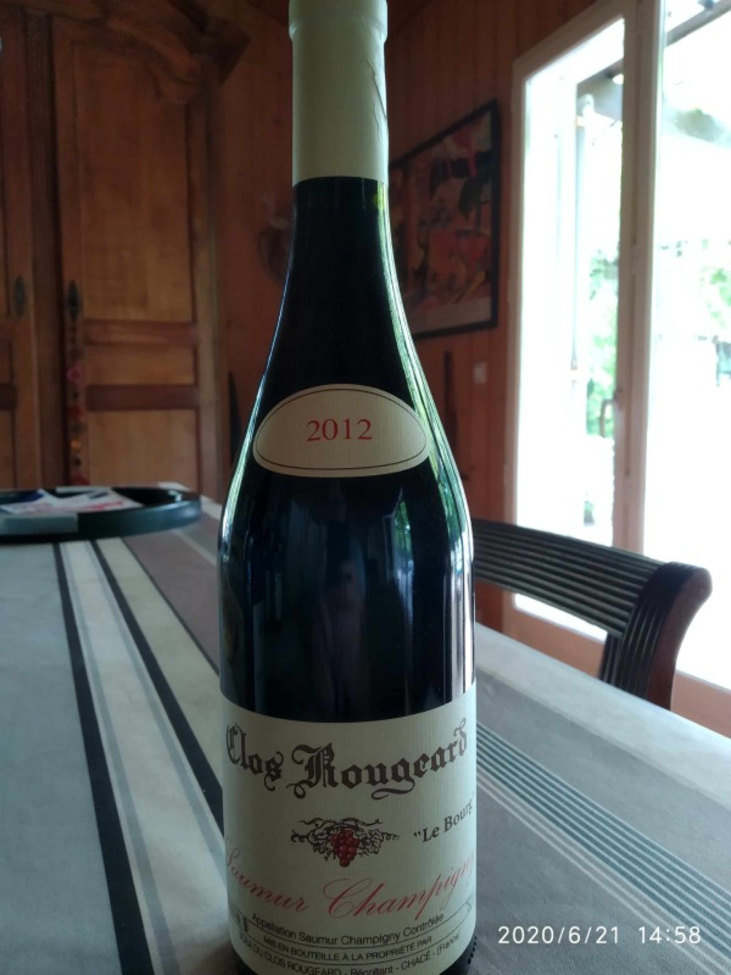 Le Bourg, Saumur Champigny, Clos Rougeard, 2012