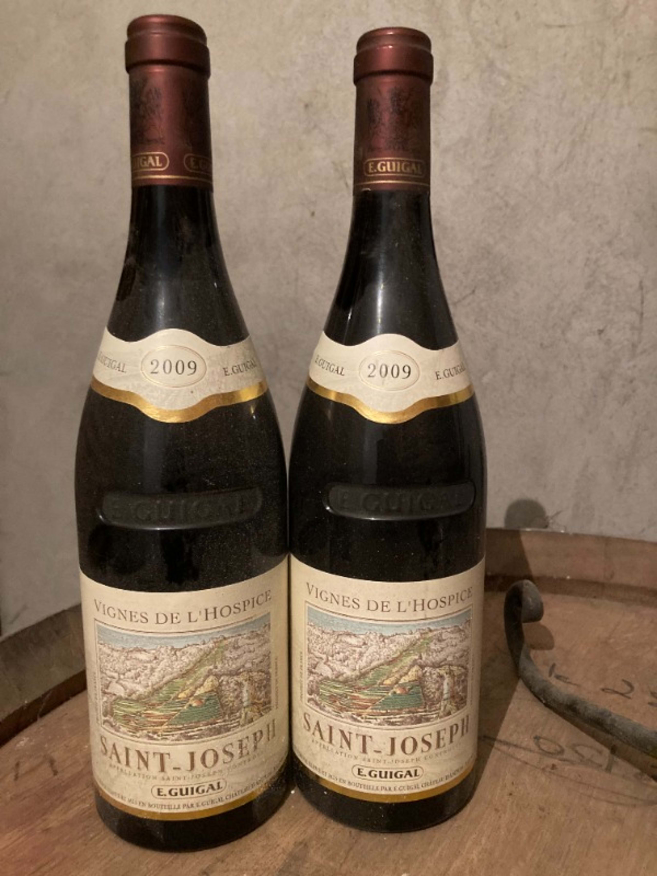 2 x Saint-Joseph, Vignes de l'Hospice, E. Guigal, 2009