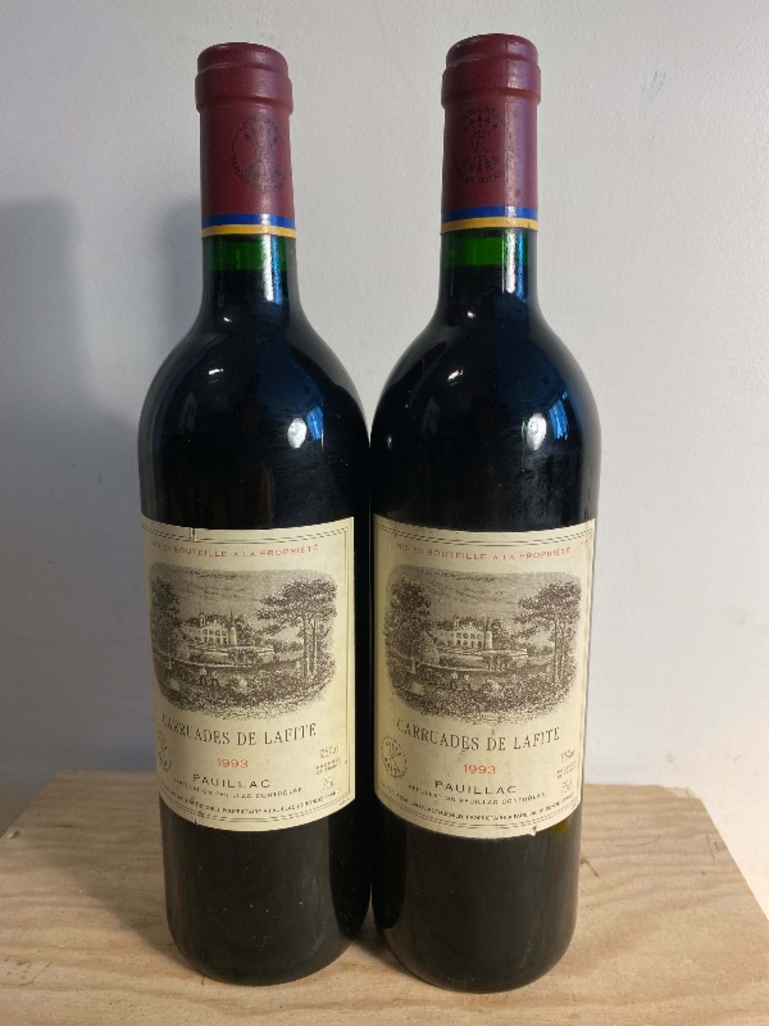 2 x Carruades de Lafite, Château Lafite Rothschild, Pauillac, 1993