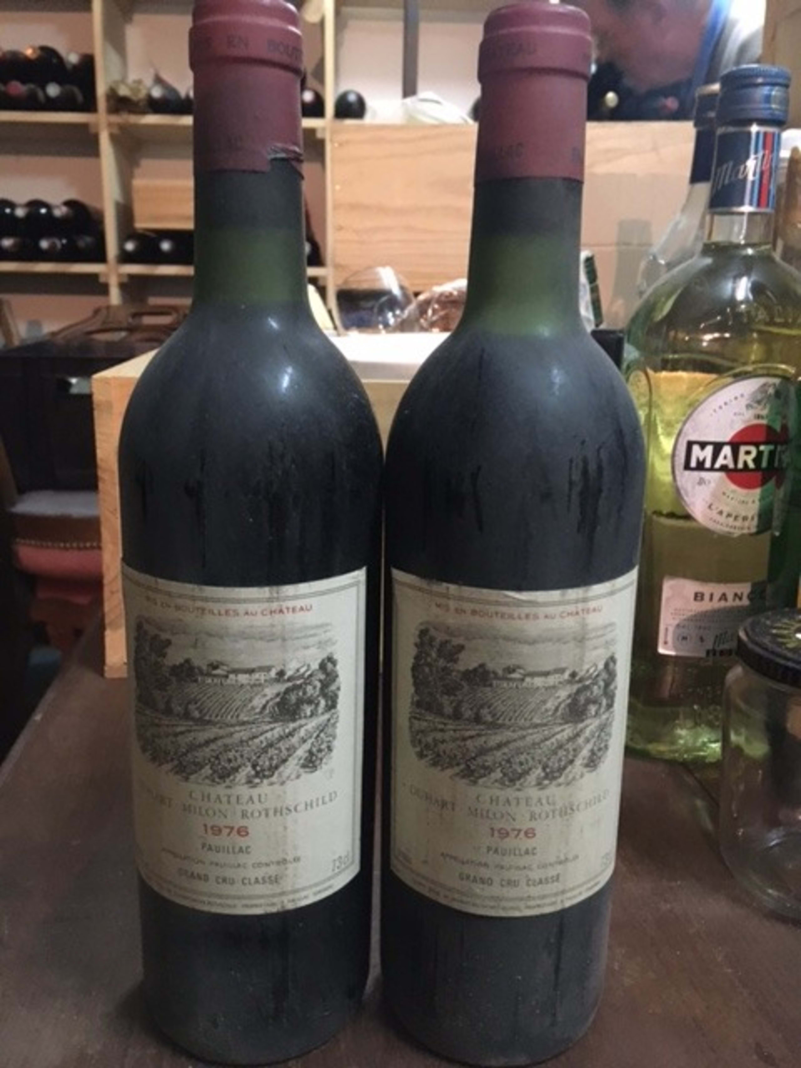 2 x Château Duhart Milon, Pauillac, 1976