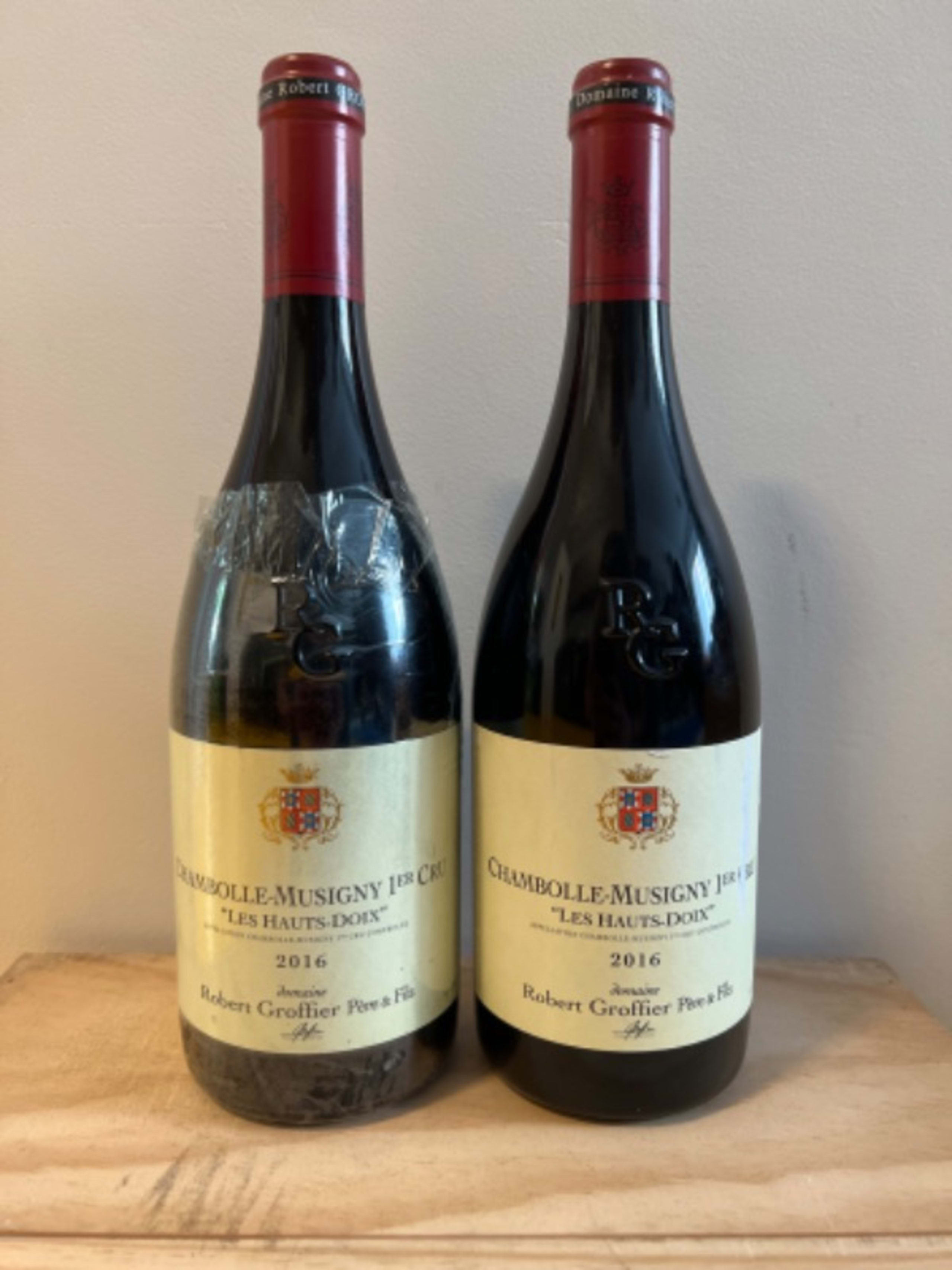 2 x Chambolle-Musigny, 1er Cru Les Hauts-Doix, Domaine Groffier père et fils, 2016
