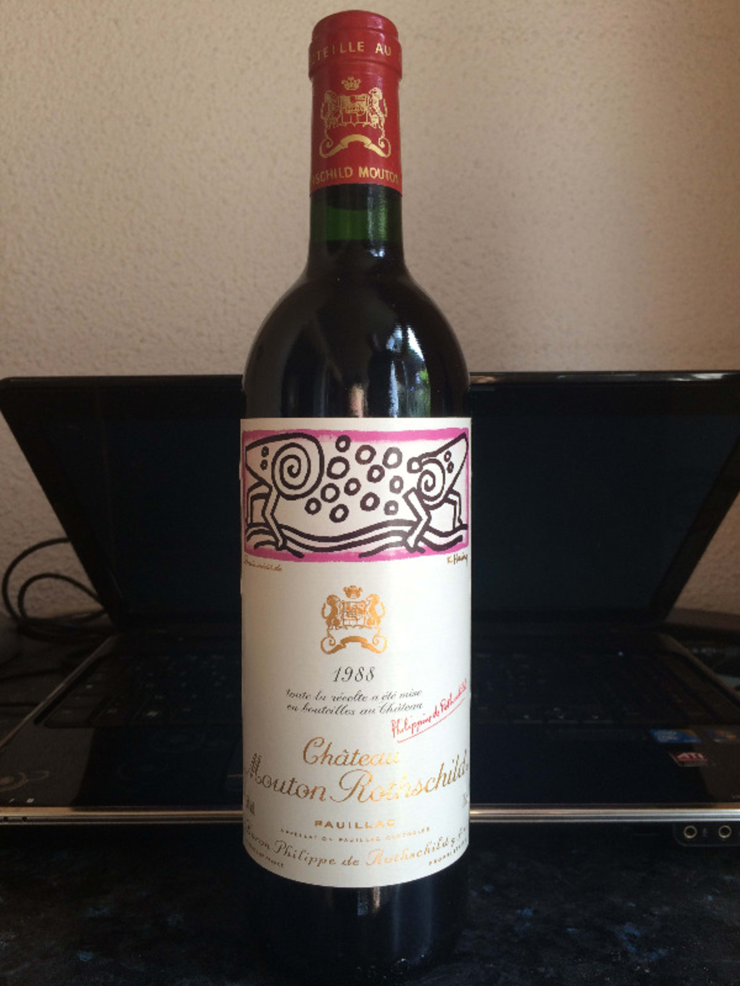 Château Mouton Rothschild, Pauillac, 1988