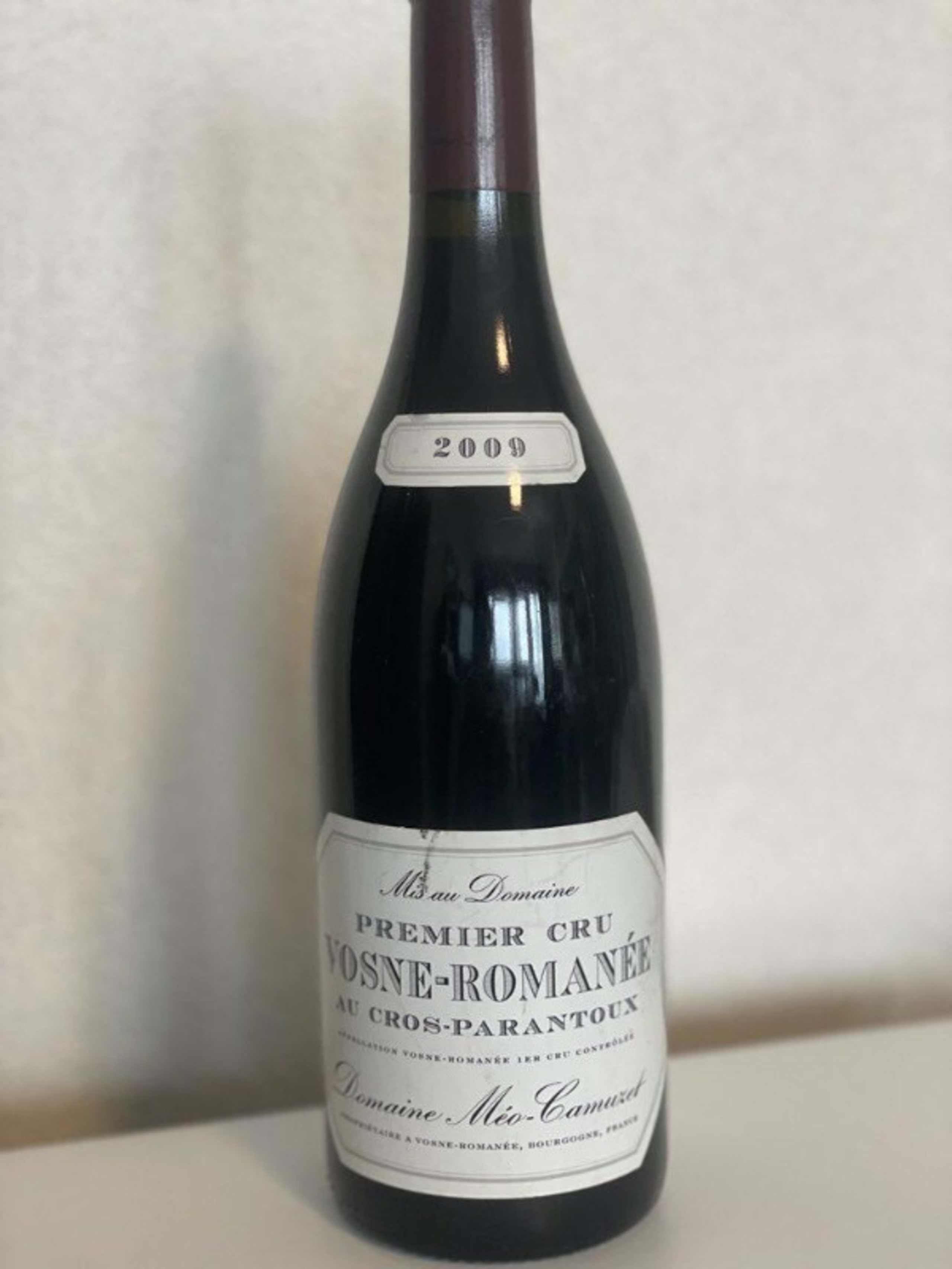 Vosne-Romanée, 1er Cru  Au Cros Parantoux, Domaine Méo-Camuzet, 2009