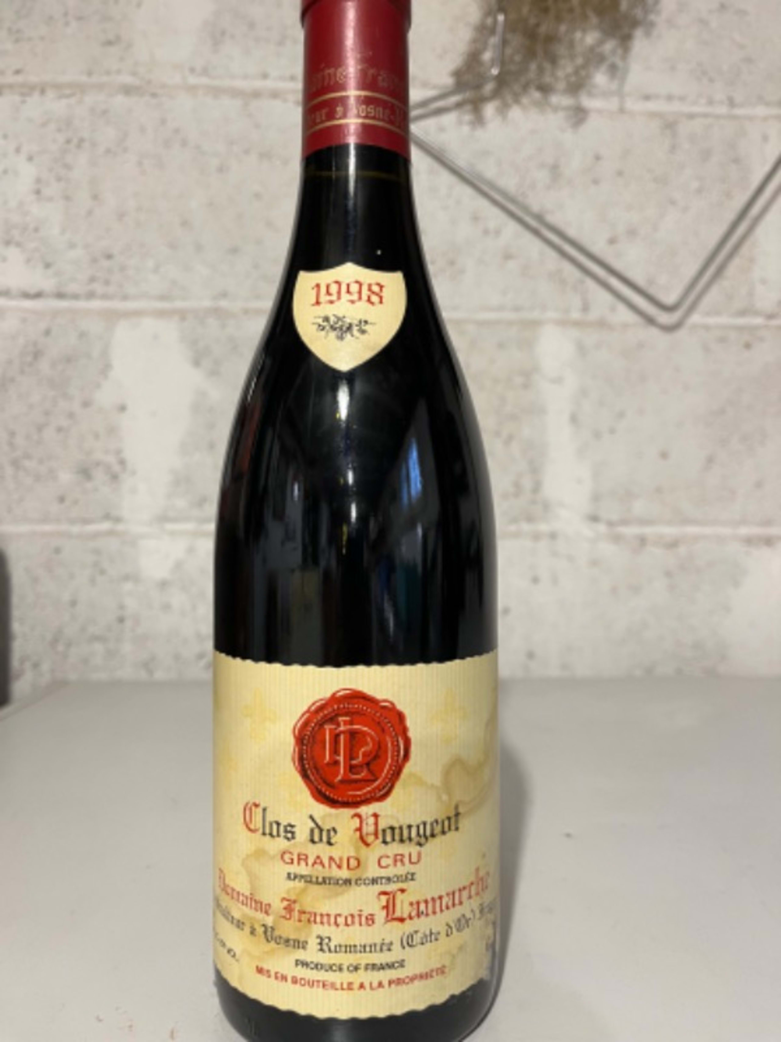 Clos de Vougeot, Grand Cru, François Lamarche, 1998