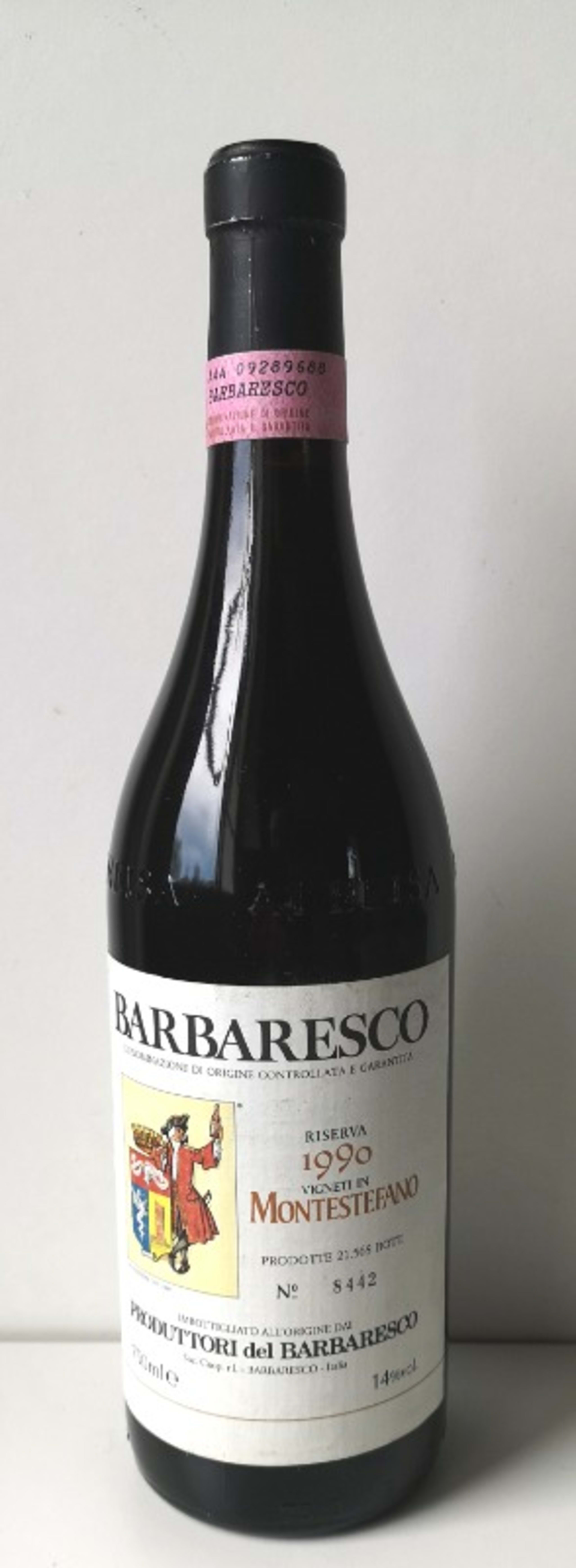 Barbaresco Montestefano Riserva DOCG, Produttori del barbaresco, 1990