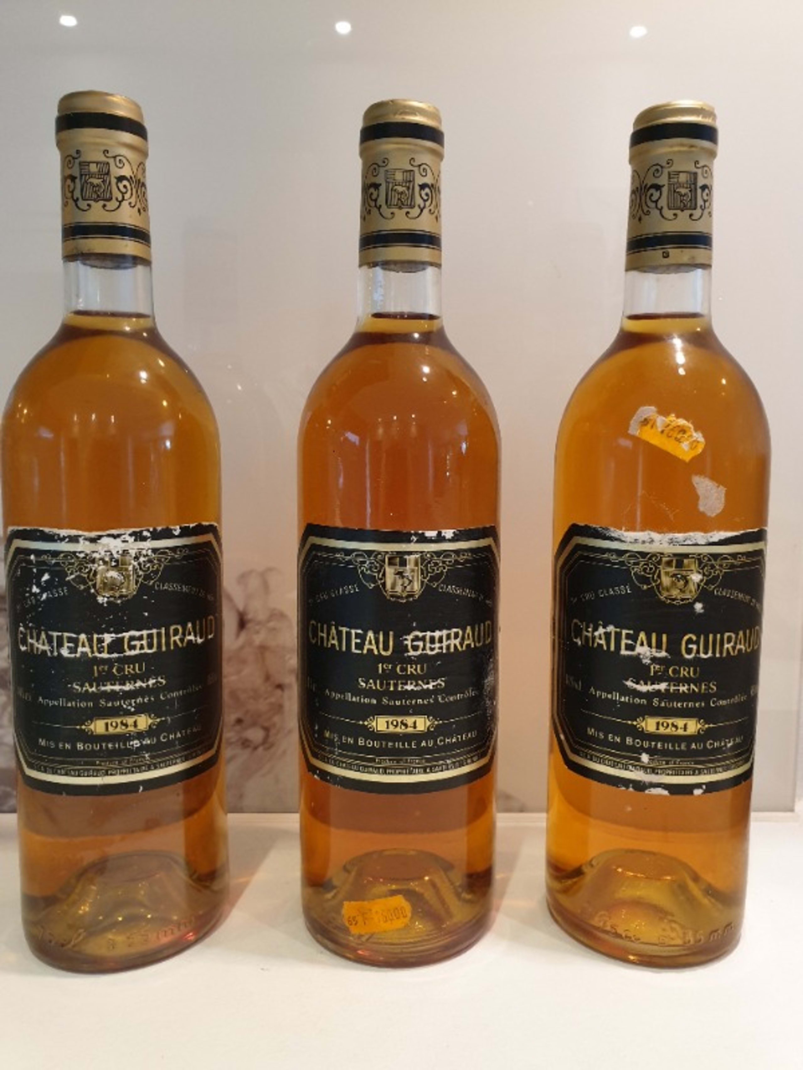 3 x château Guiraud, Sauternes, 1984