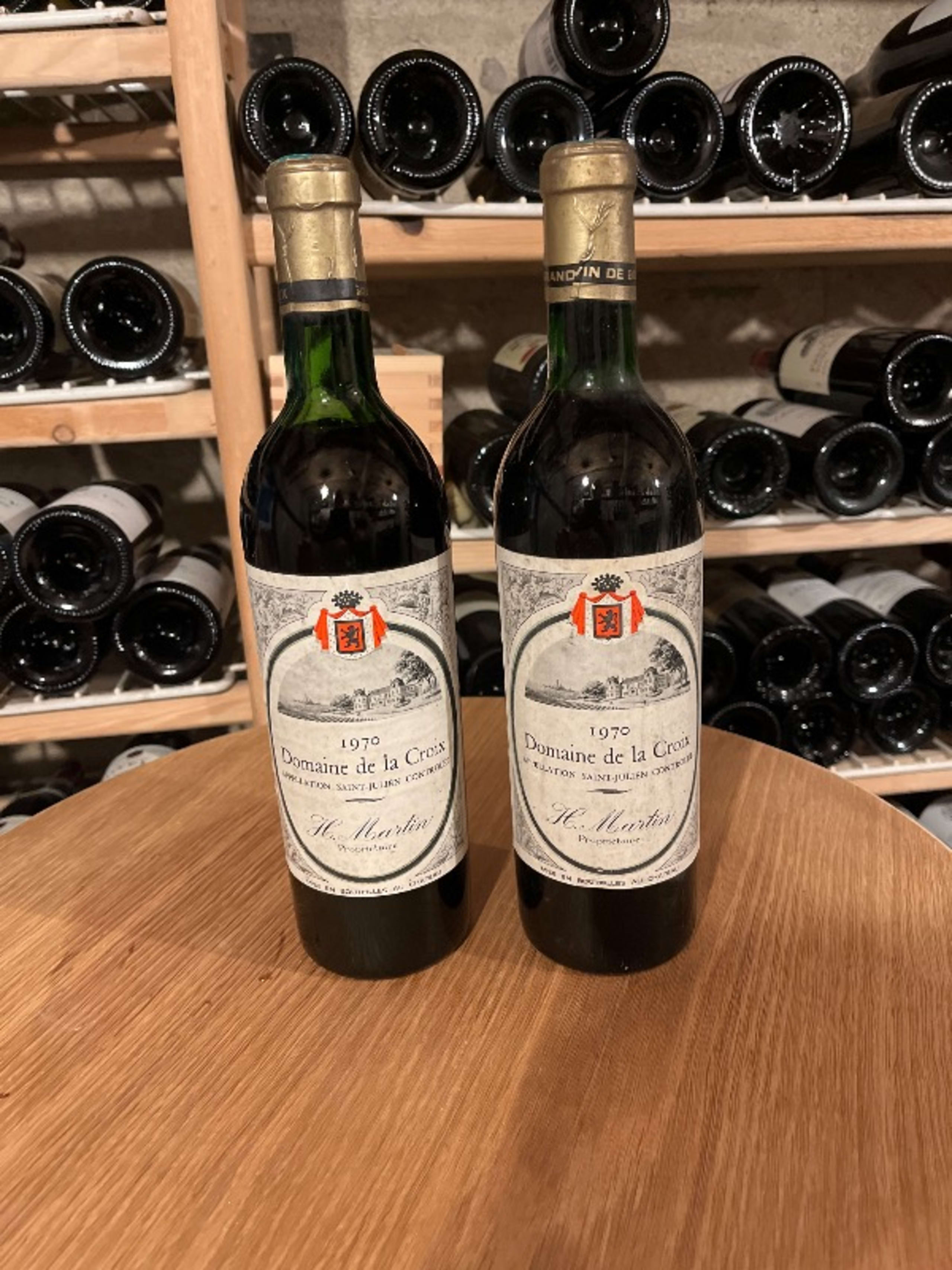 2 x Domaine de la Croix, Saint-Julien, 1970