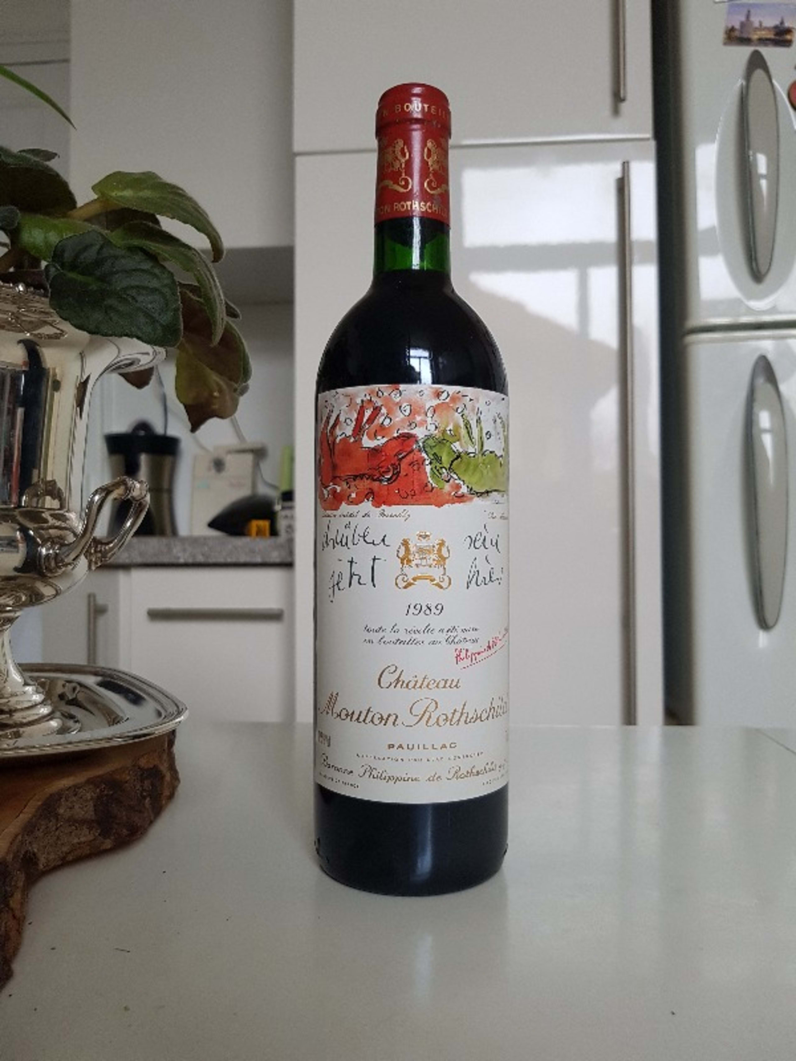 Château Mouton Rothschild, Pauillac, 1989
