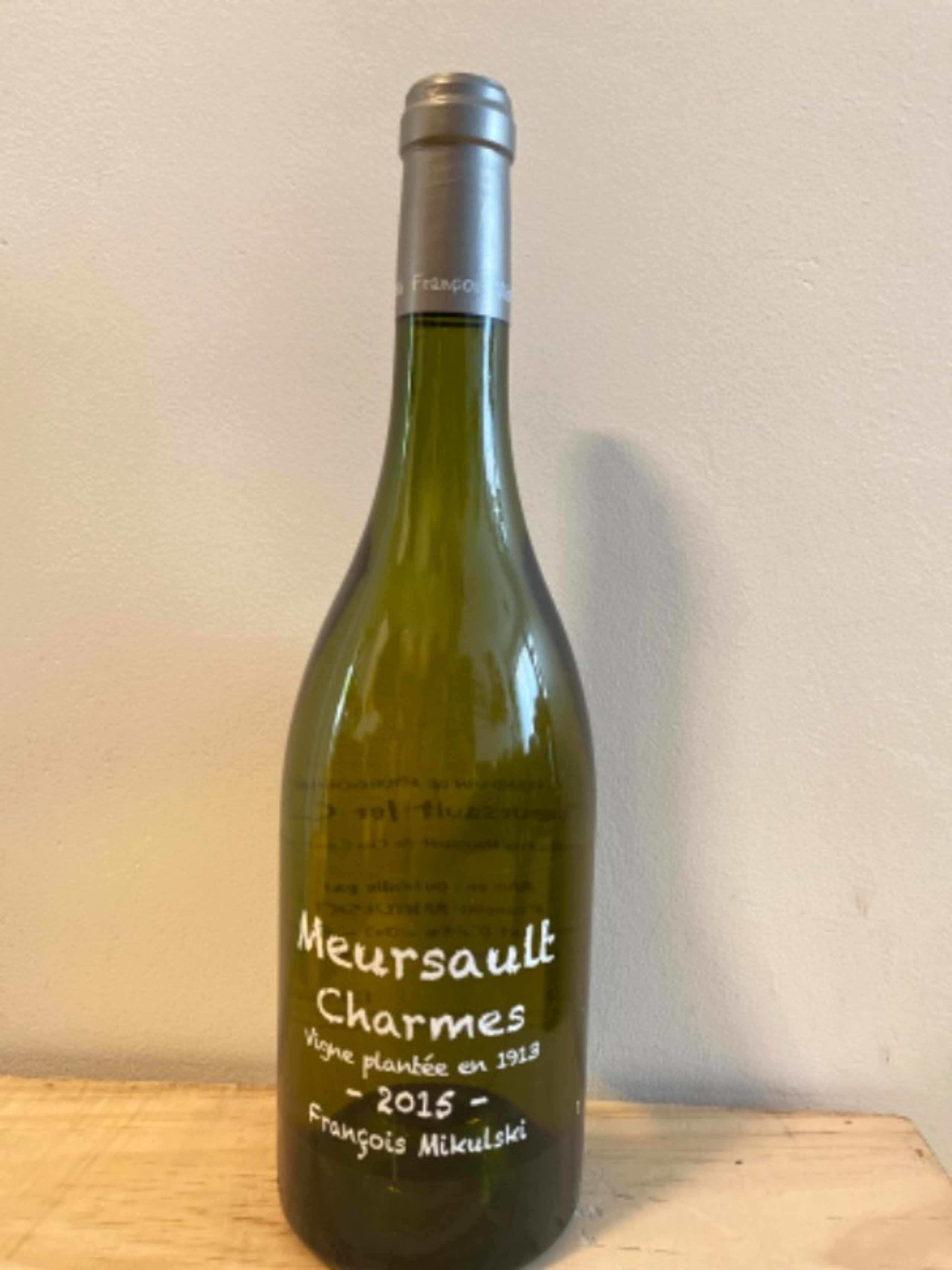 Meursault, Charmes Vigne plantée en 1913, Domaine François Mikulski, 2015