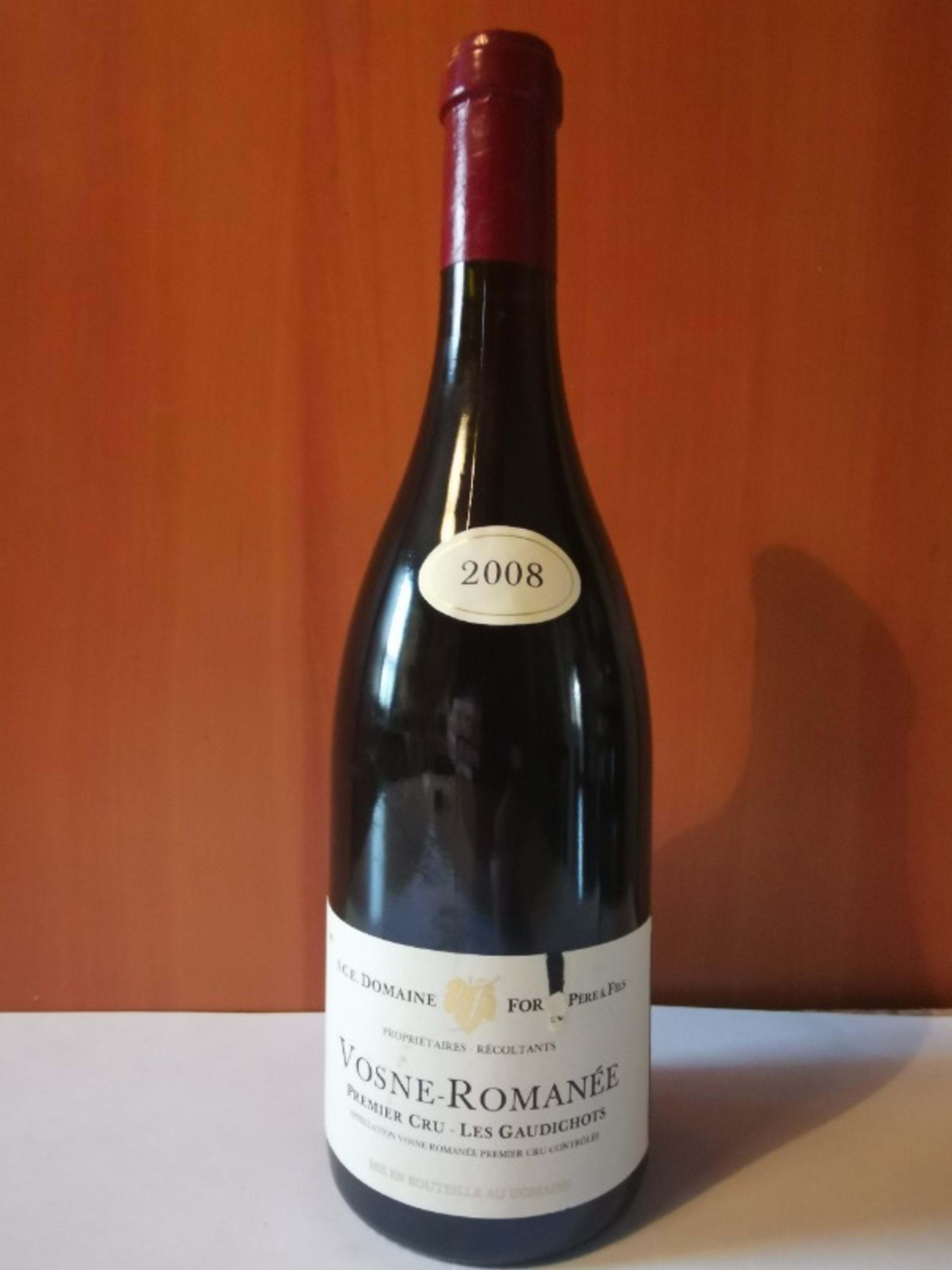 Vosne-Romanée, 1er cru les gaudichots, Régis Forey, 2008