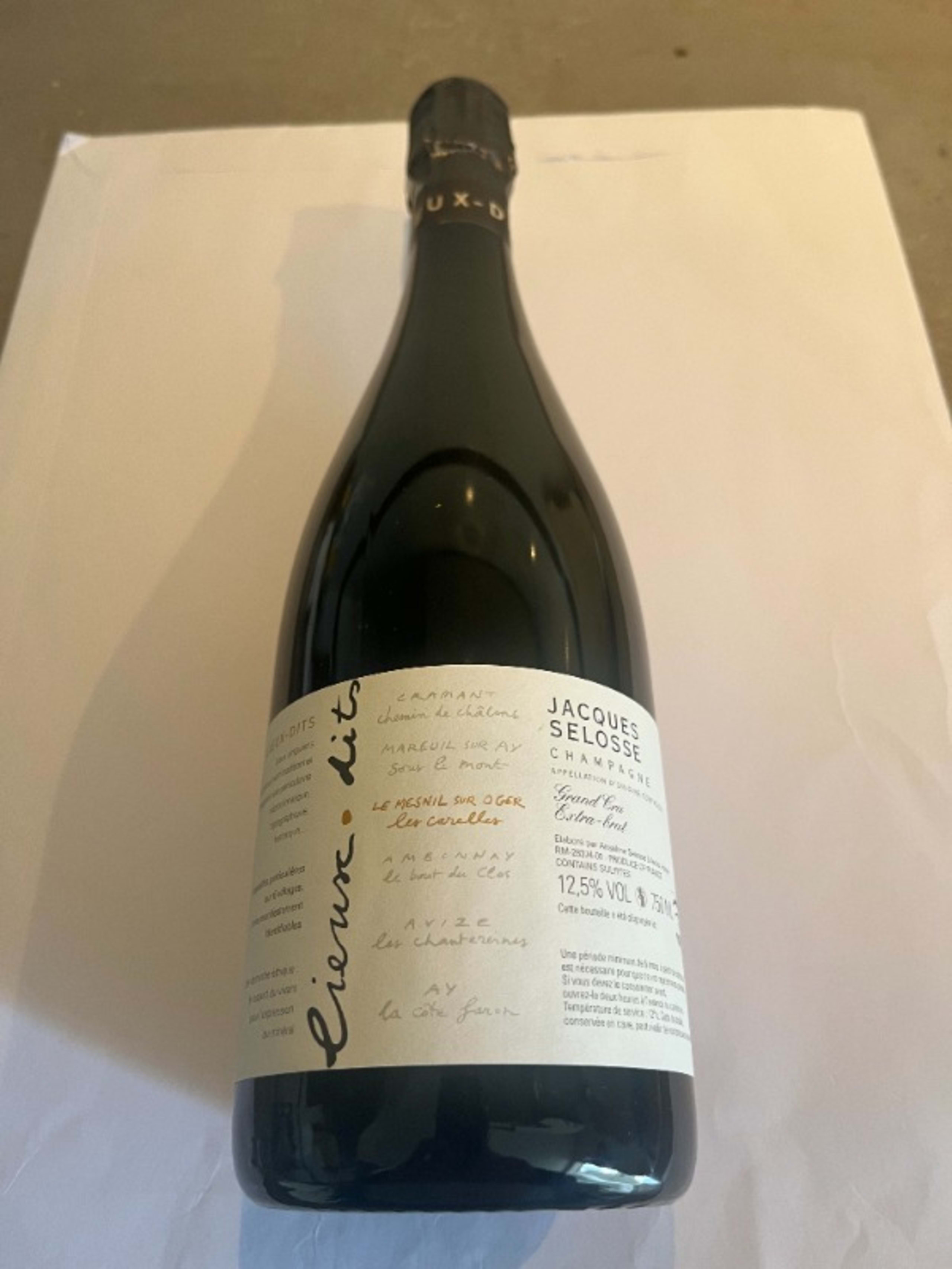 Les Carelles, Domaine Selosse, Champagne, 2016