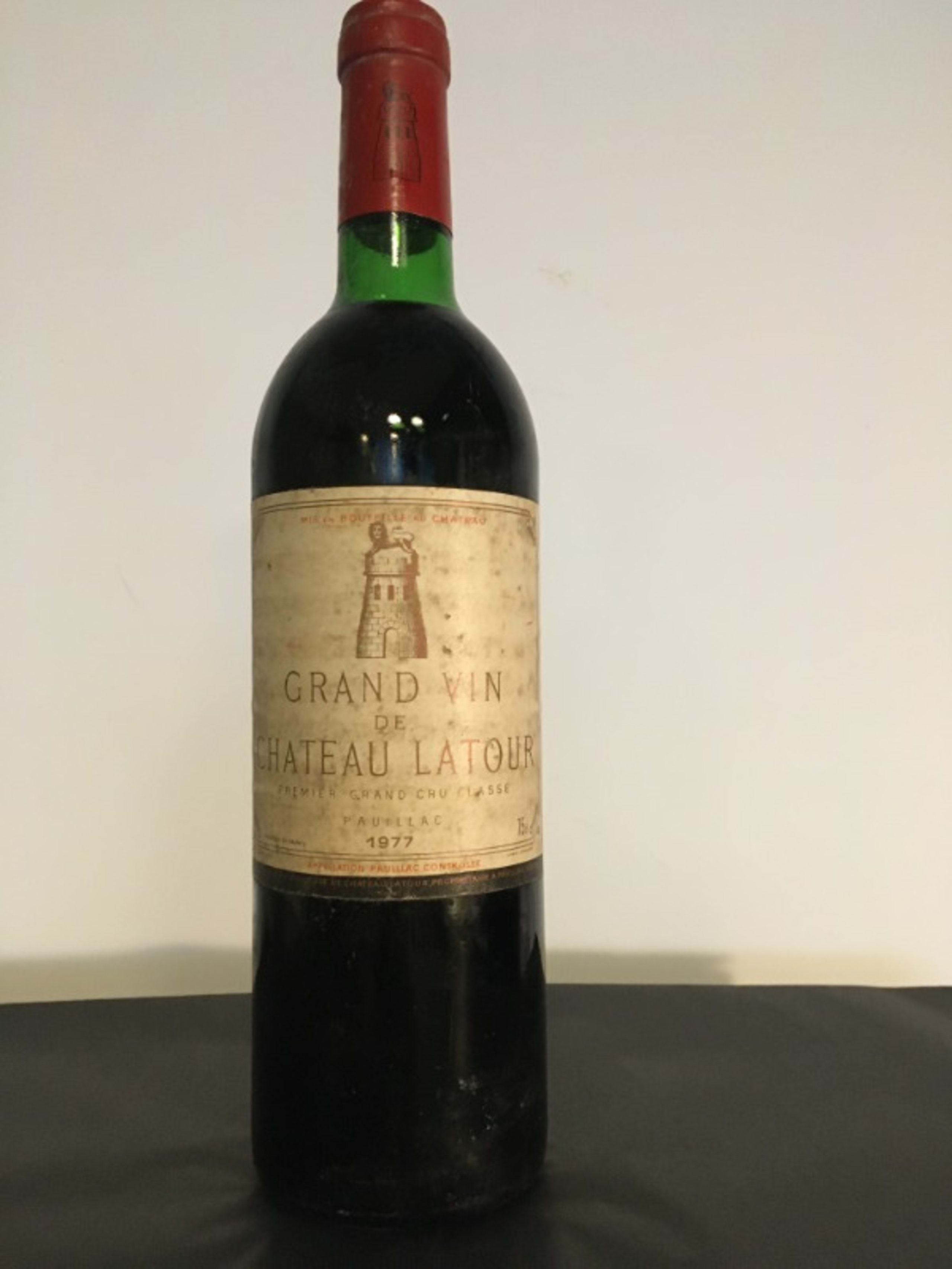 premier cru classé, Grand Vin de château Latour, Pauillac, 1977