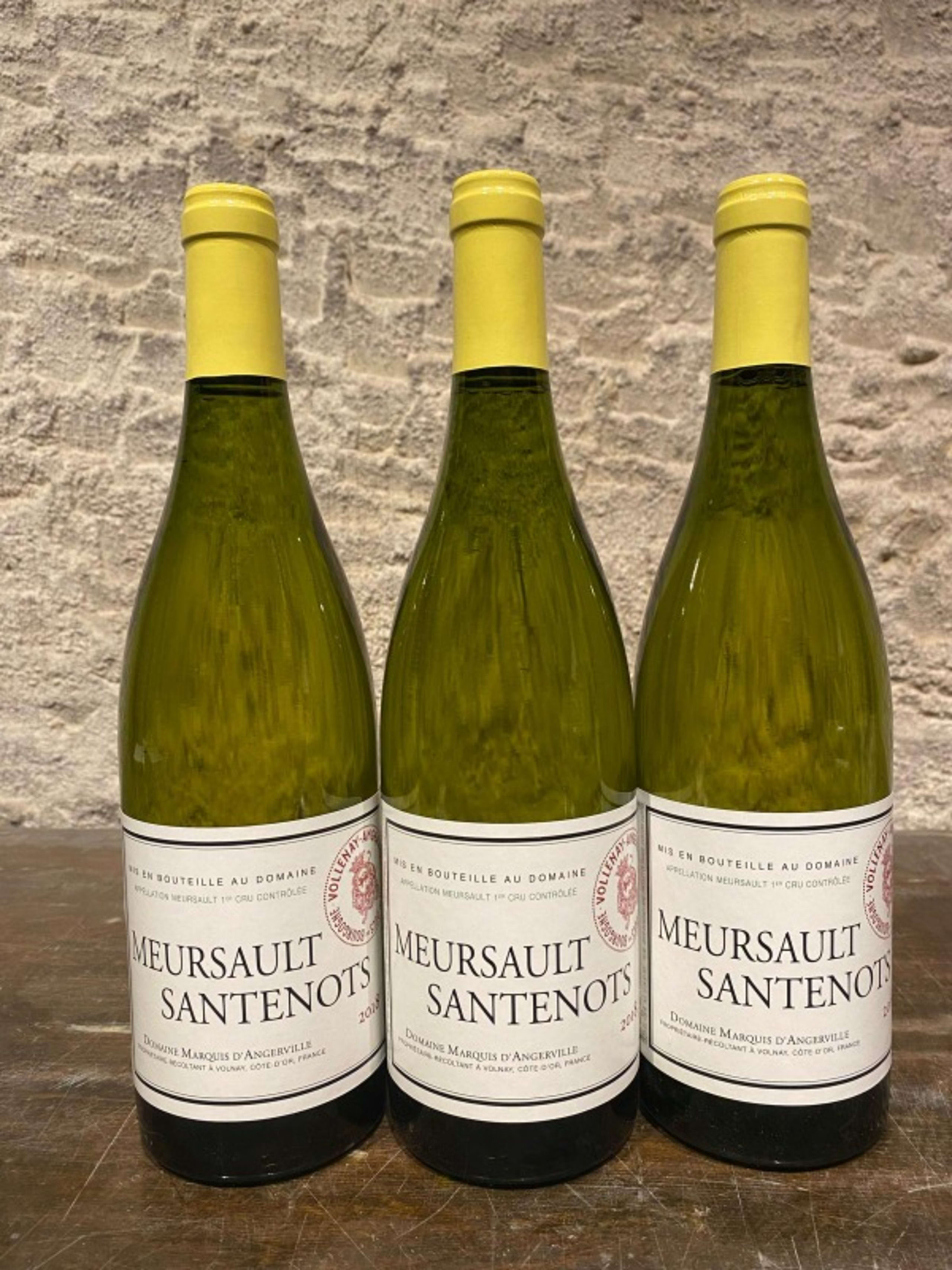 3 x Meursault, 1er cru - Santenots, Domaine Marquis d'Angerville, 2018