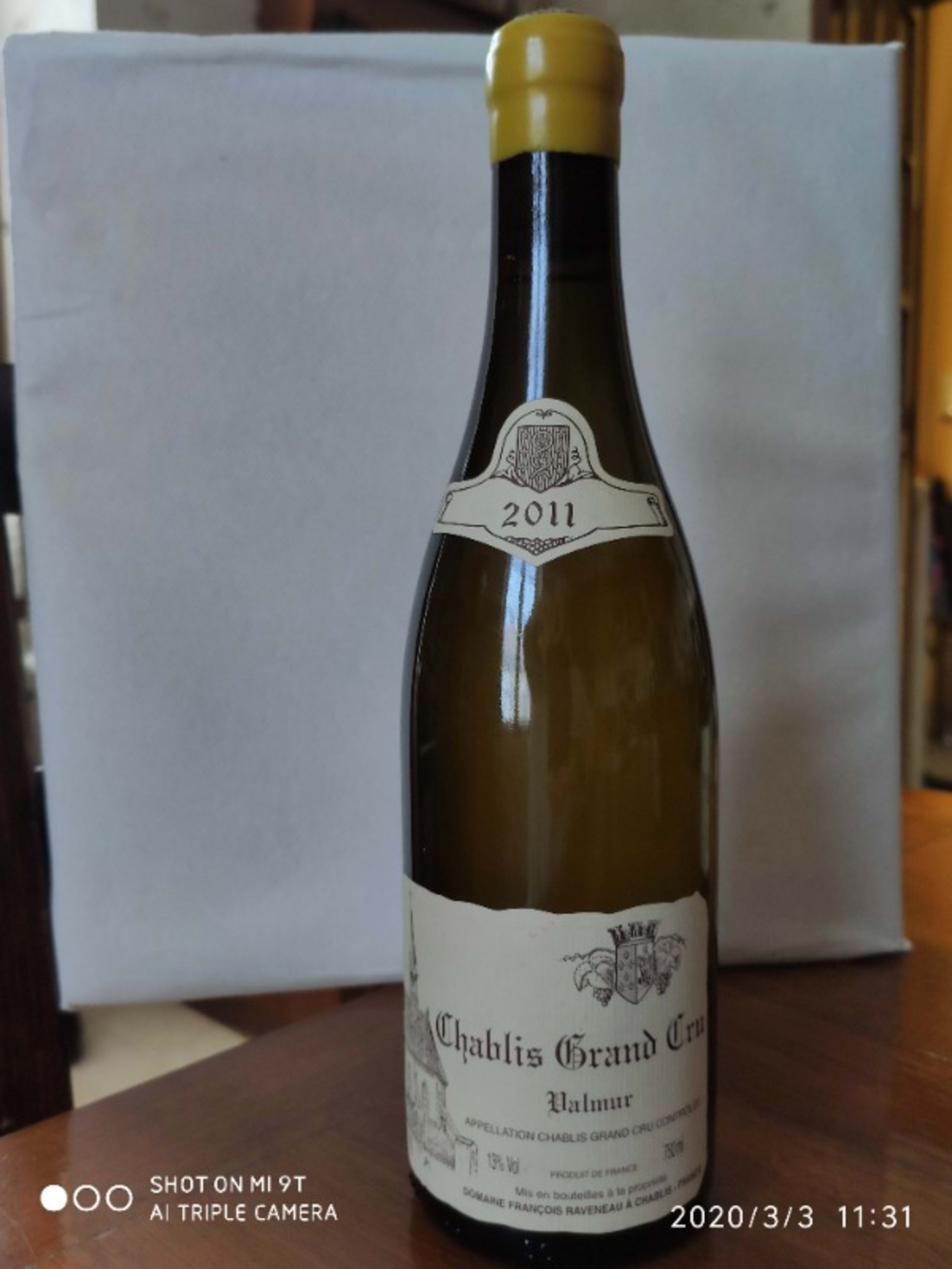 Chablis Grand Cru, Valmur, François Raveneau, 2011