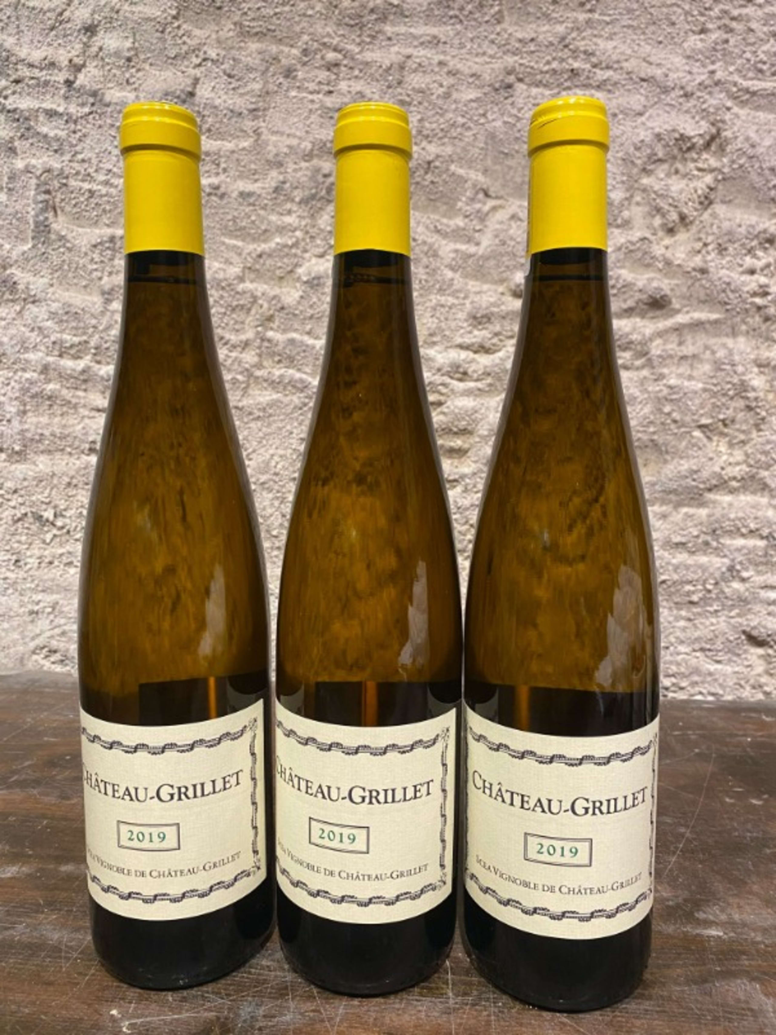 3 x Château-Grillet, château Neyret-Gachet, 2019