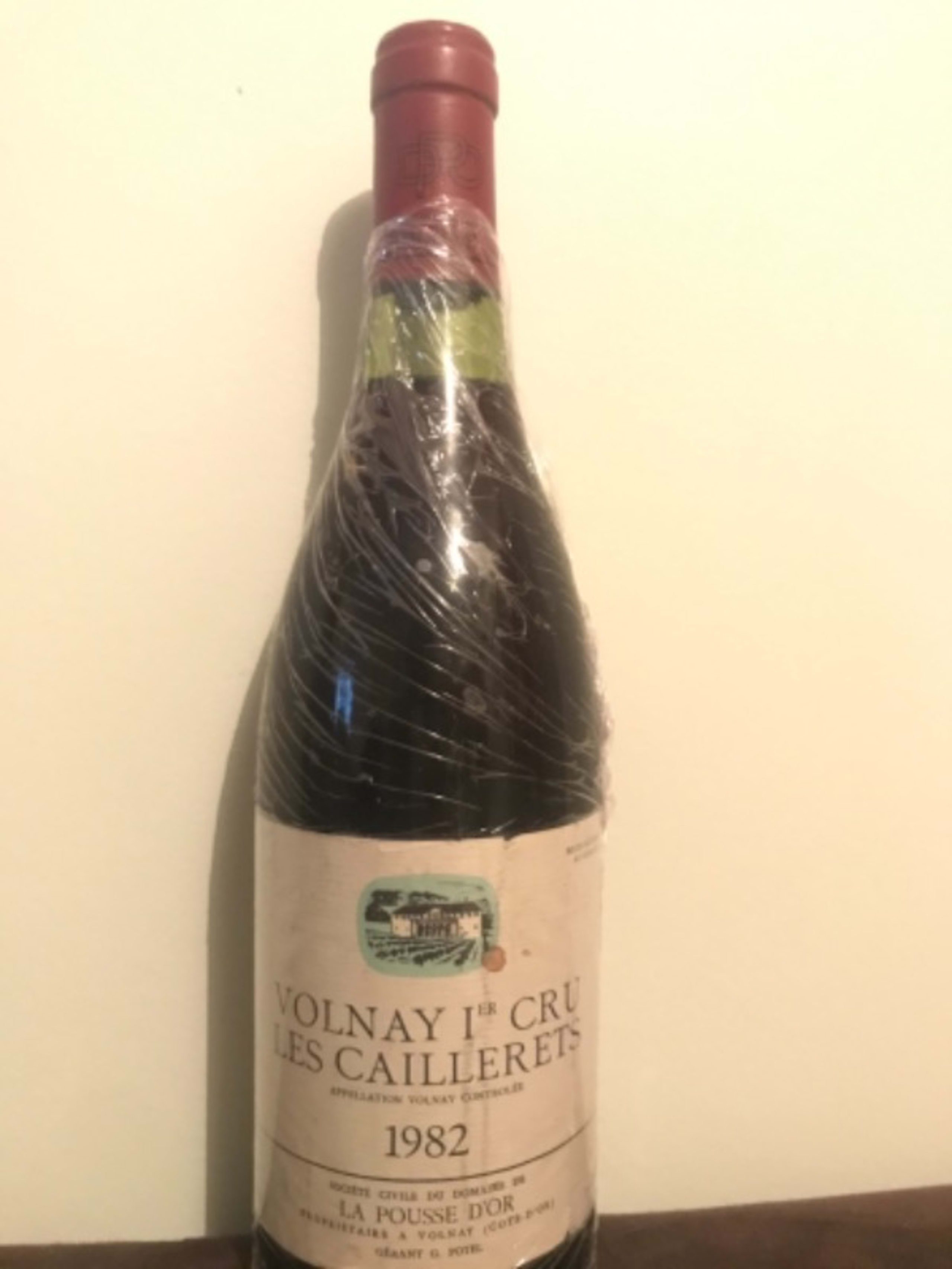 Volnay, 1er cru Les Caillerets, Domaine de la Pousse d’or, 1982