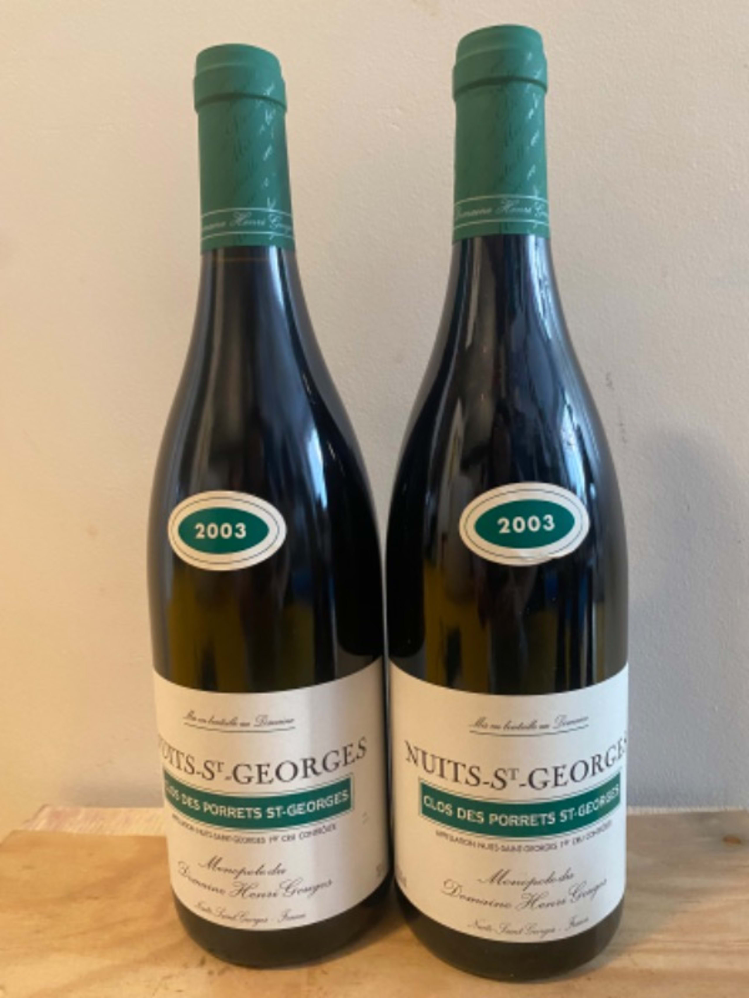 2 x Nuits-Saint-Georges, Clos des Porrets St Georges Domaine Henri Gouges, 2003
