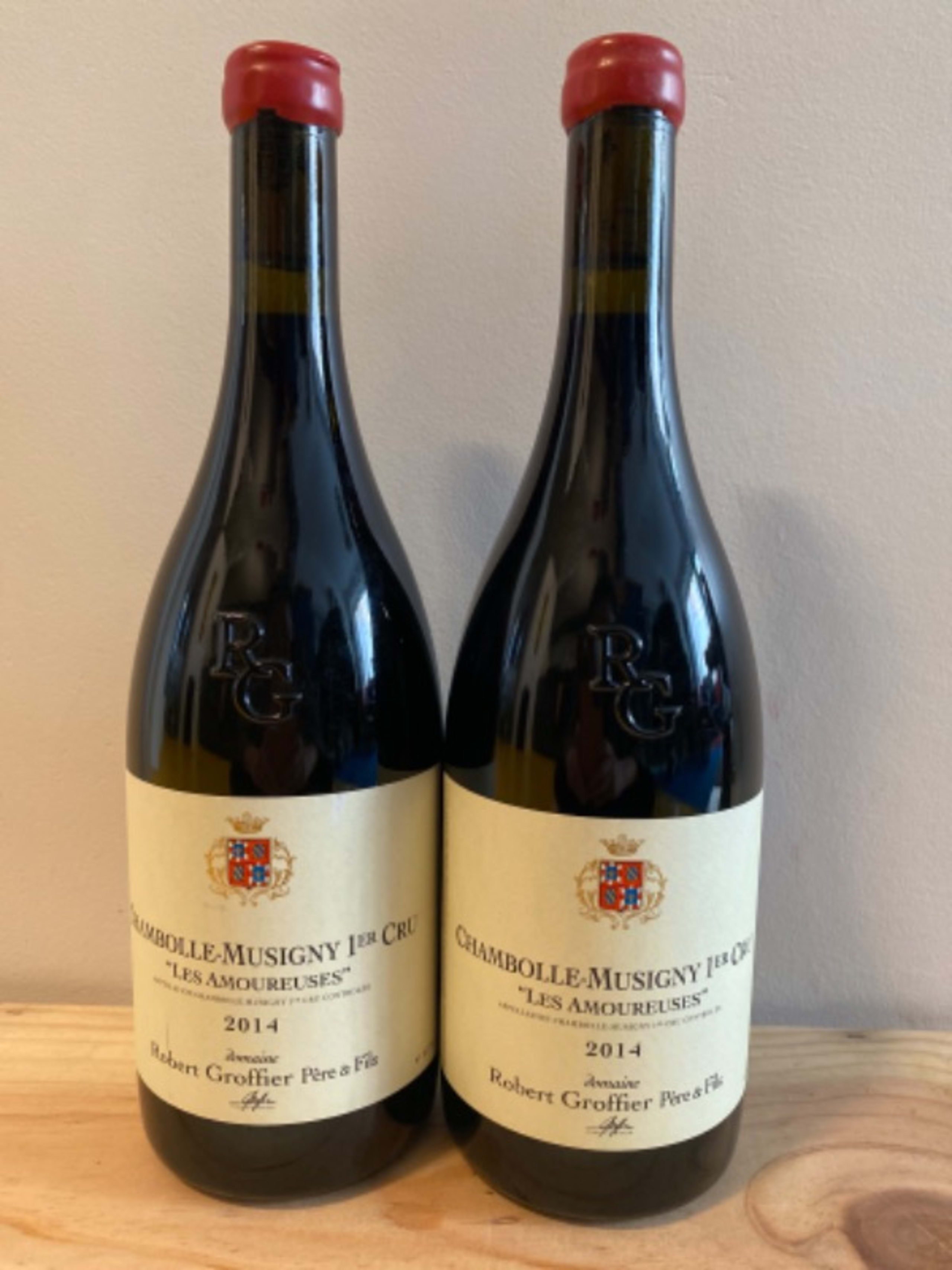 2 x Chambolle-Musigny, 1er Cru Les Amoureuses, Robert Groffier père et fils, 2014