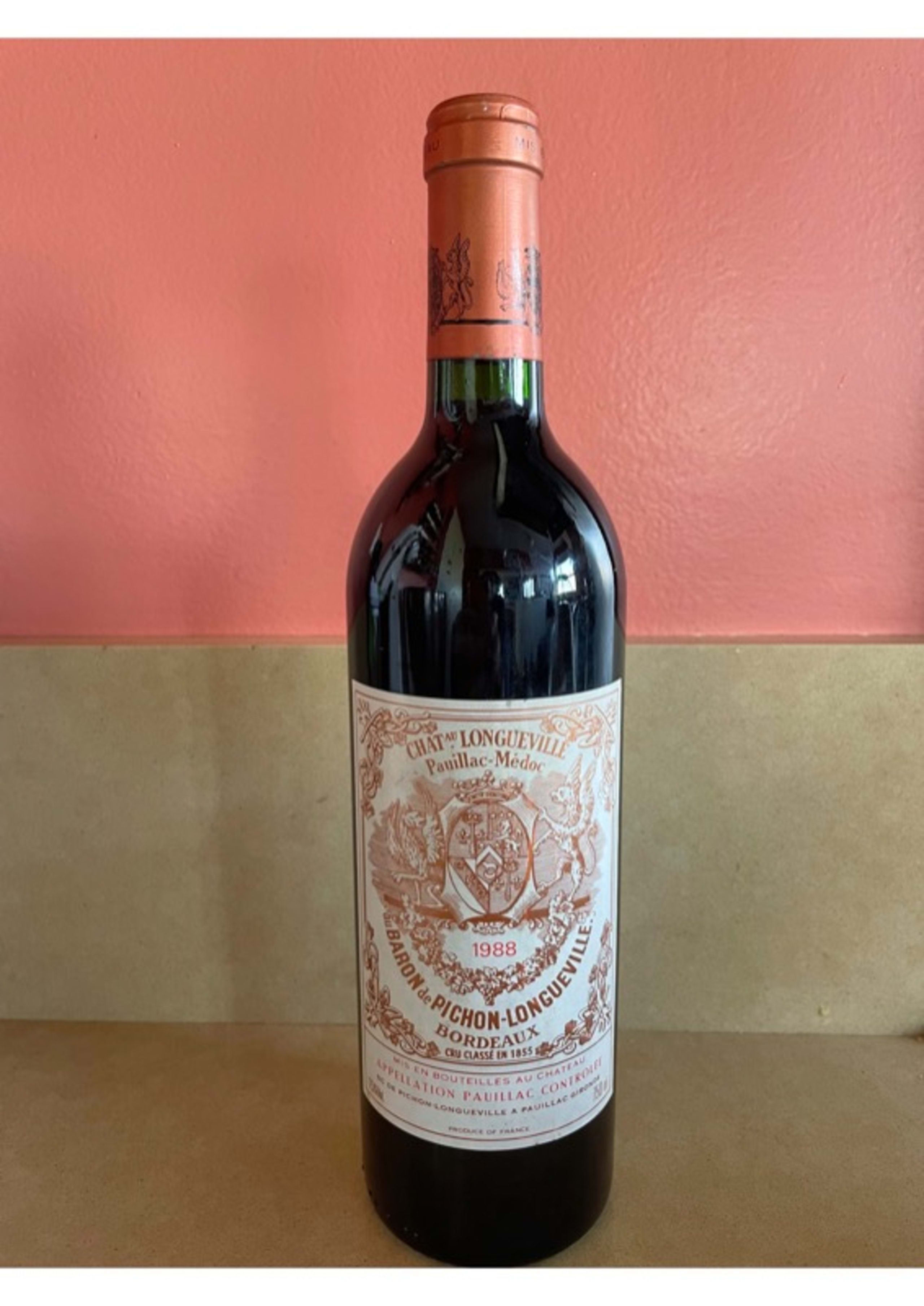 Au baron, château Longueville, Pauillac, 1988