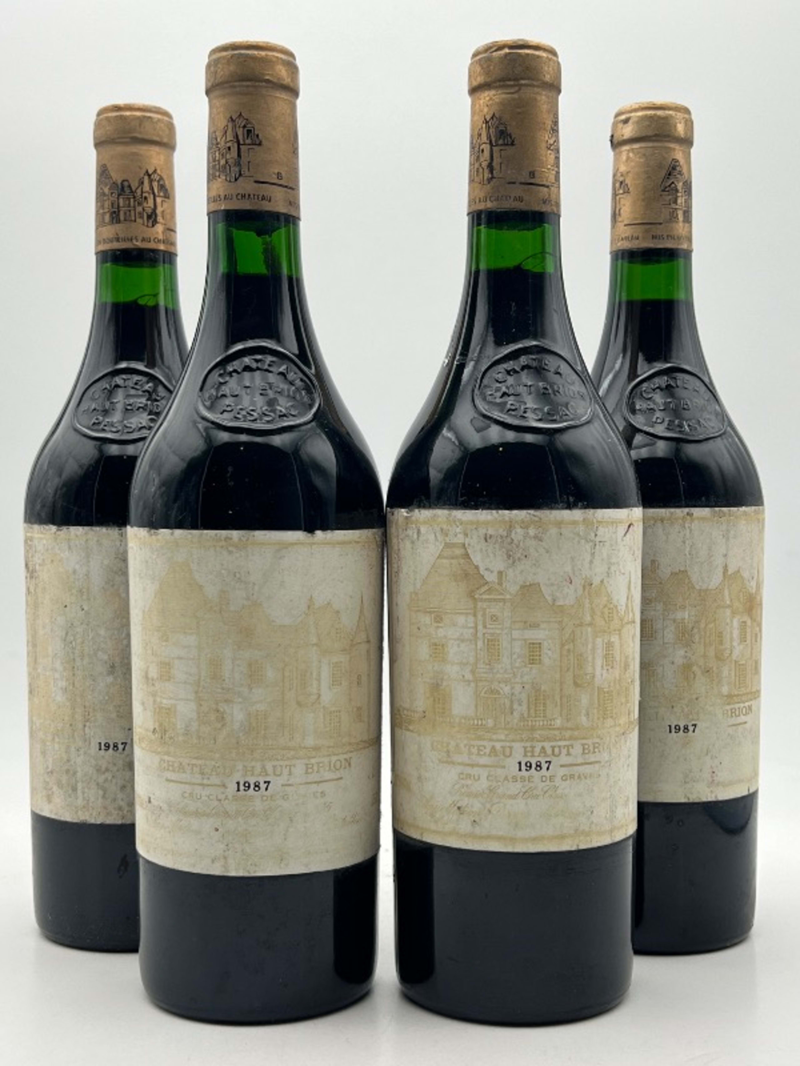 4 x château Haut-Brion, Pessac-Léognan, 1987