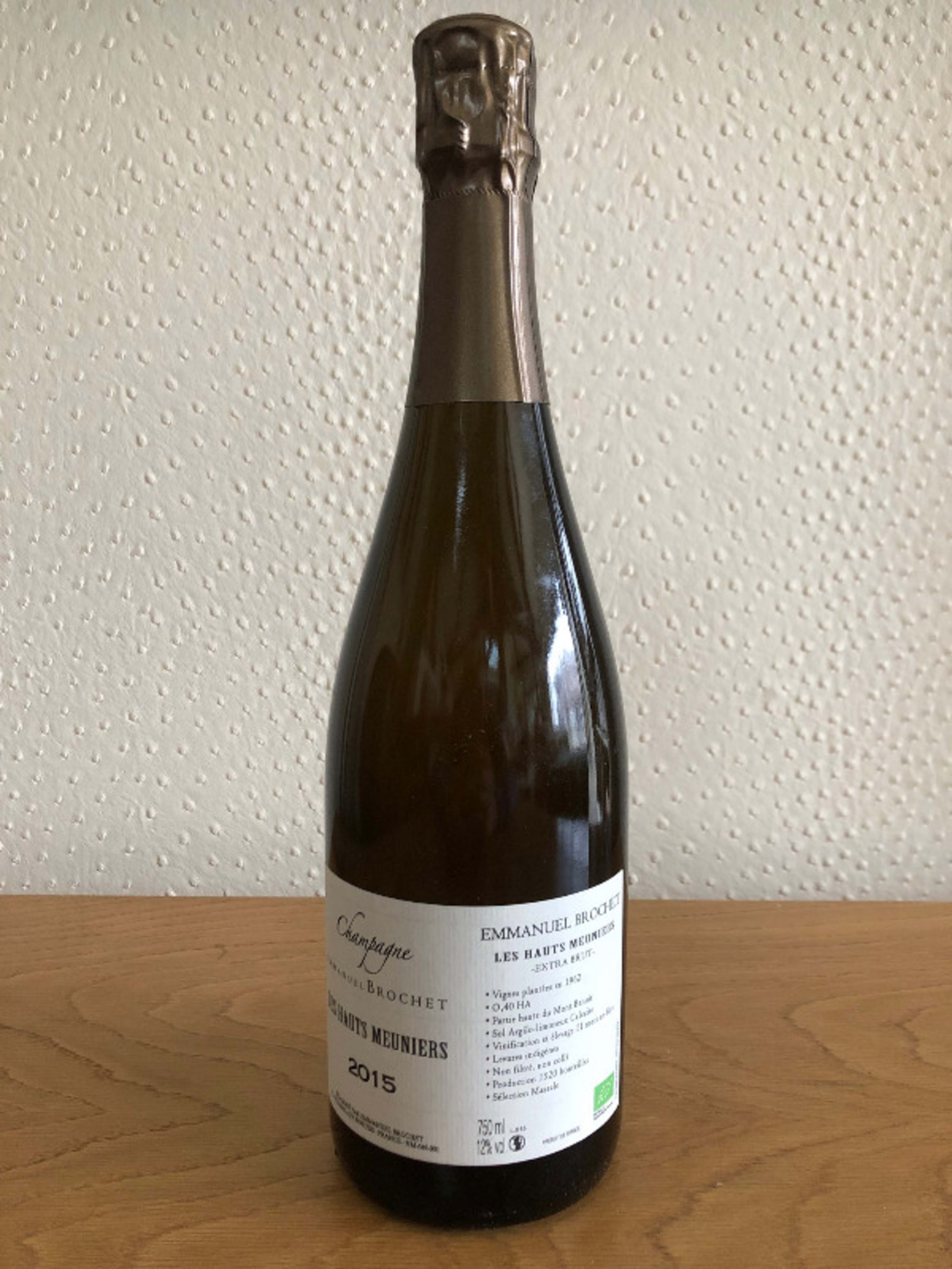 Les Hauts Meuniers, Emmanuel Brochet, Champagne, 2015