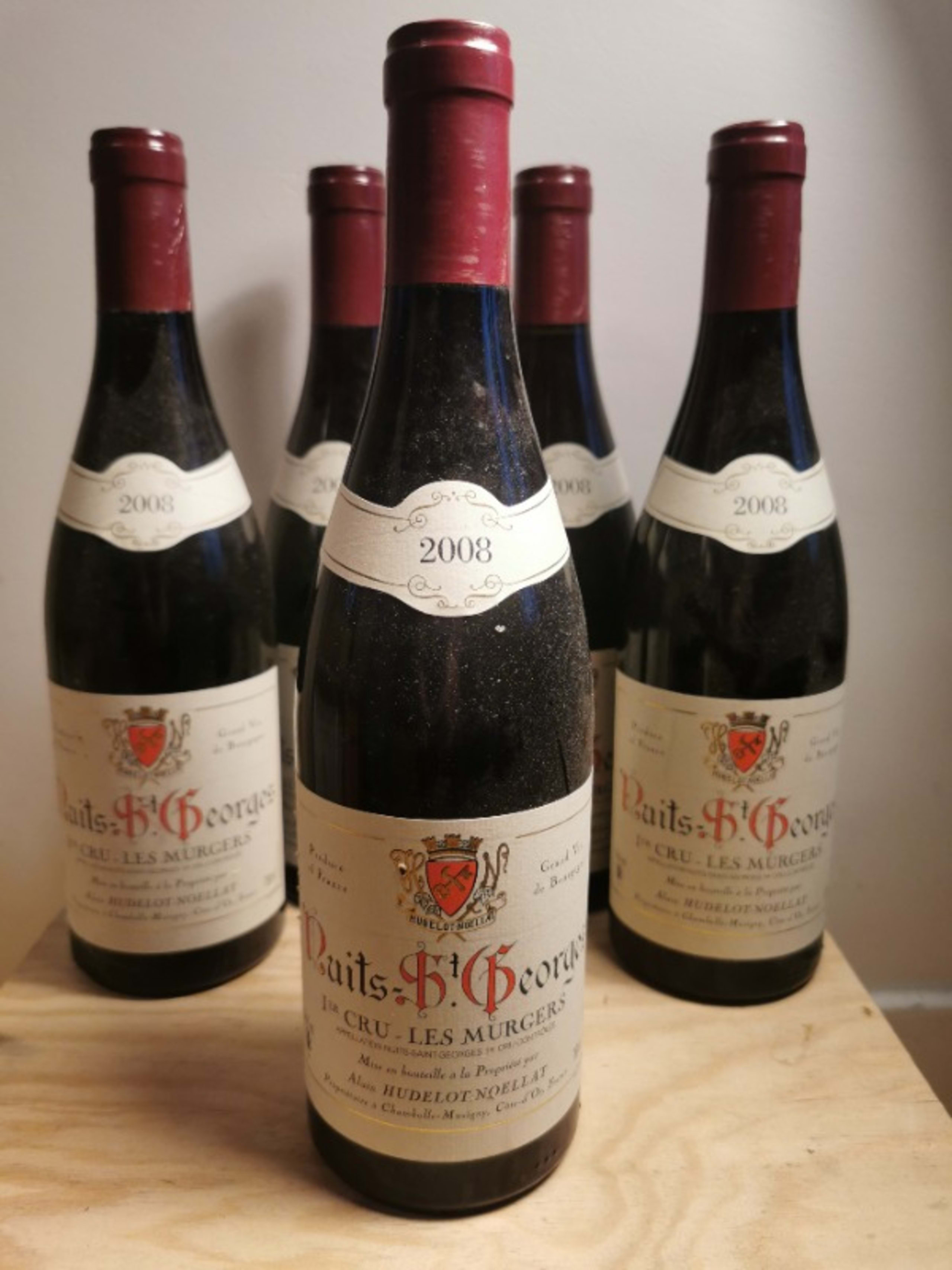 5 x Nuits-Saint-Georges, 1er cru - Les Murgers, Alain Hudelot-Noëllat, 2008