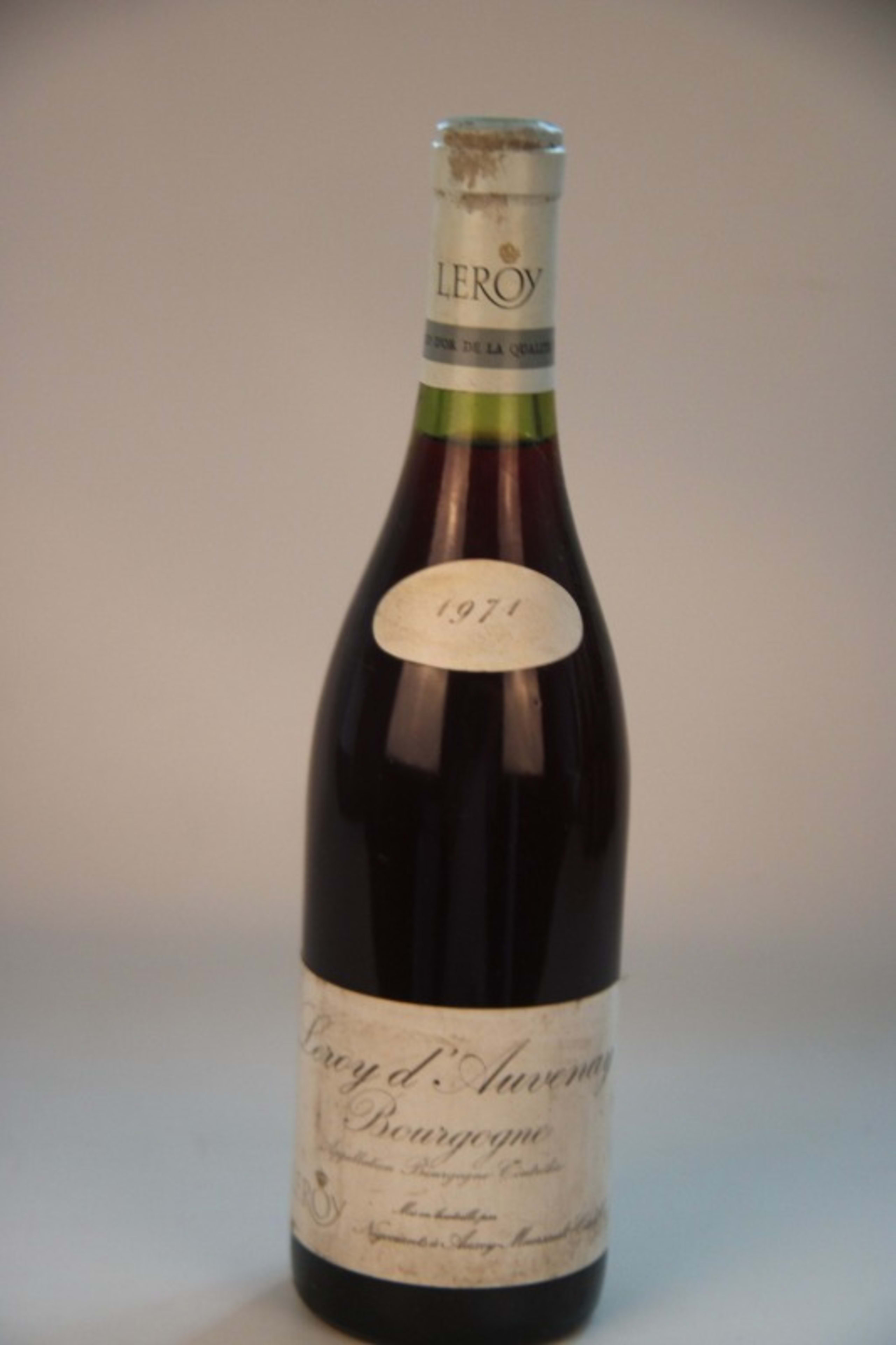 Bourgogne, Leroy d'Auvenay, 1971