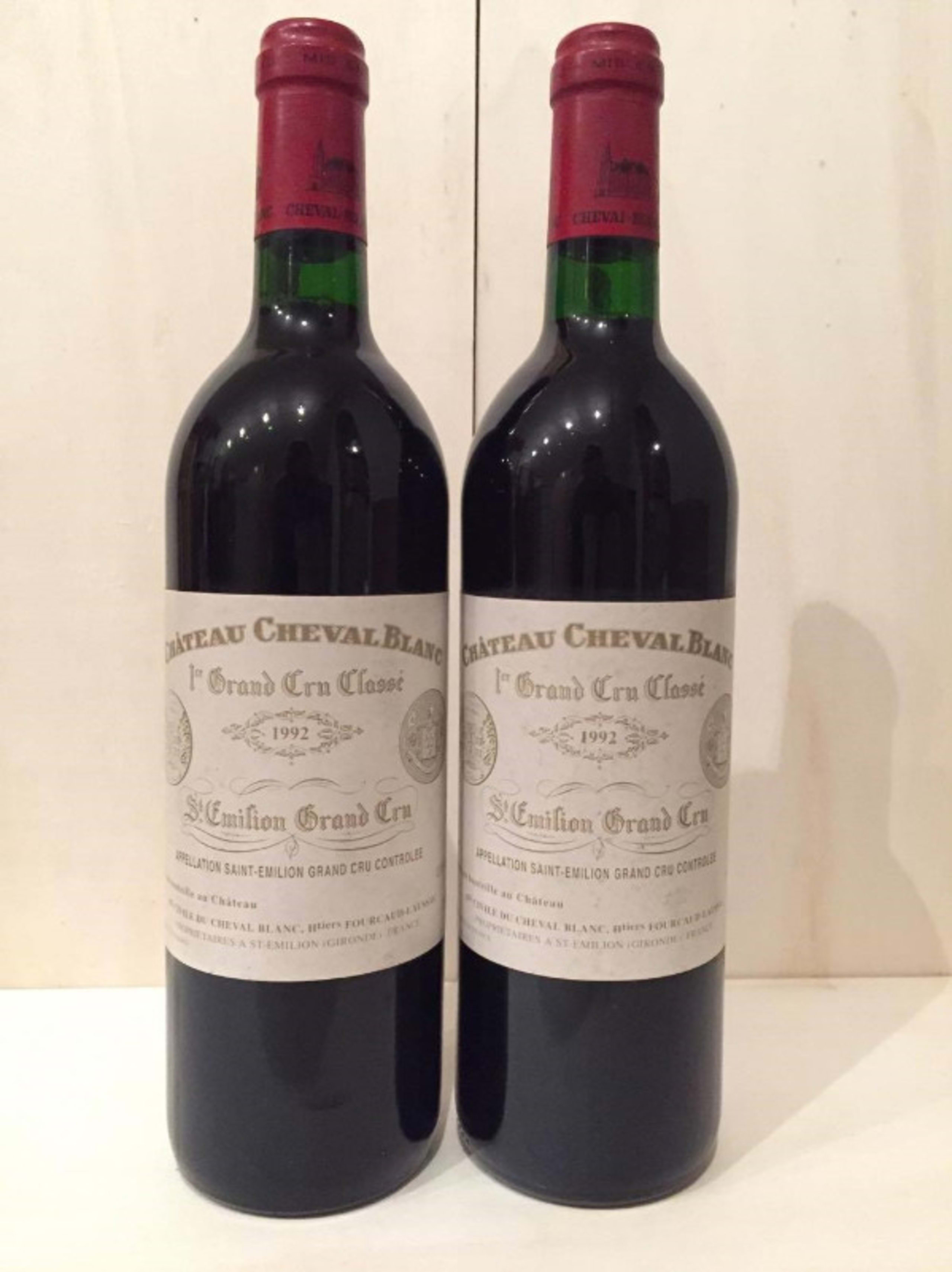 2 x Château Cheval Blanc, Saint-Émilion Grand Cru, 1992