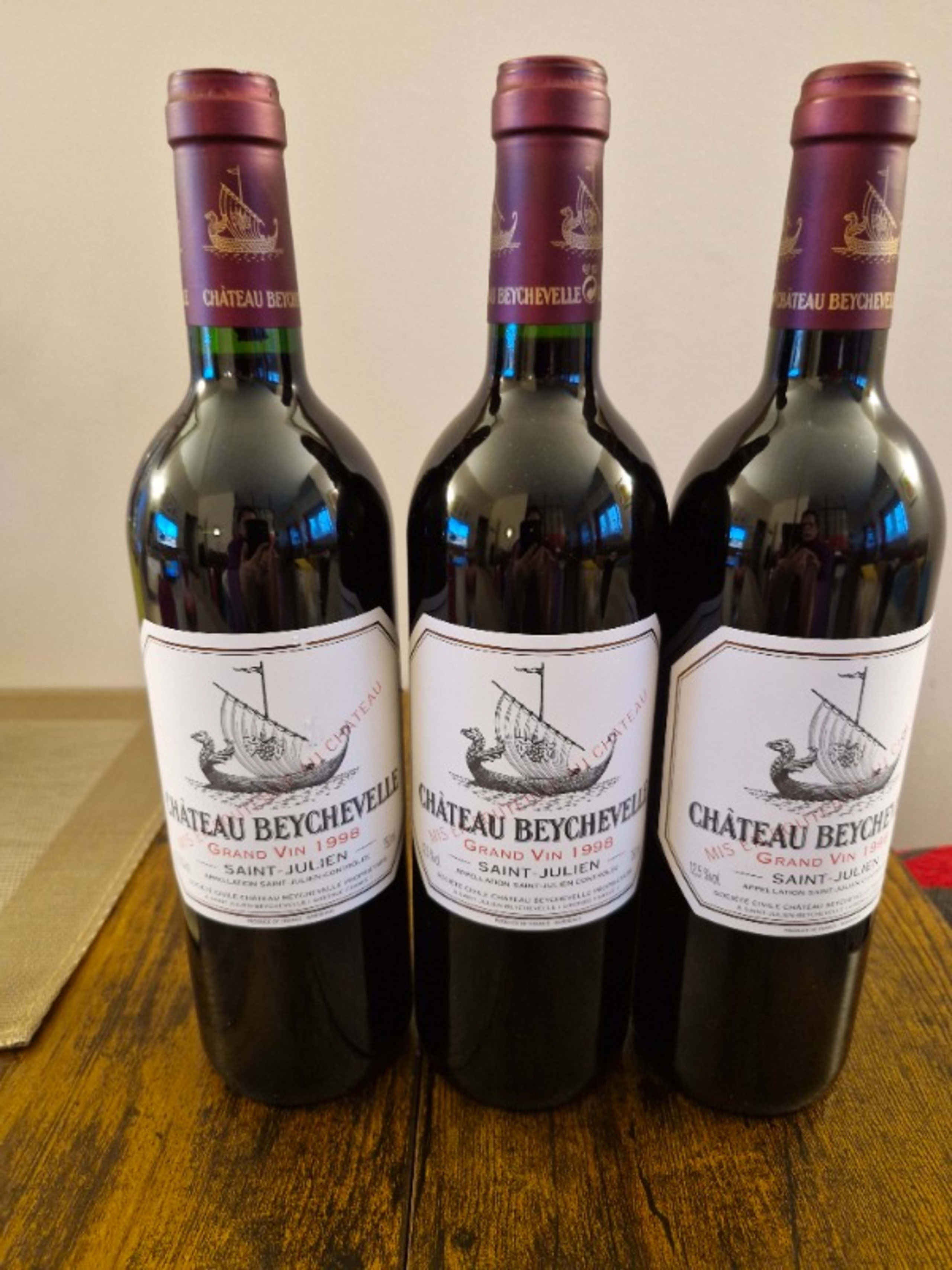 6 x Château Beychevelle, Saint-Julien, 1998