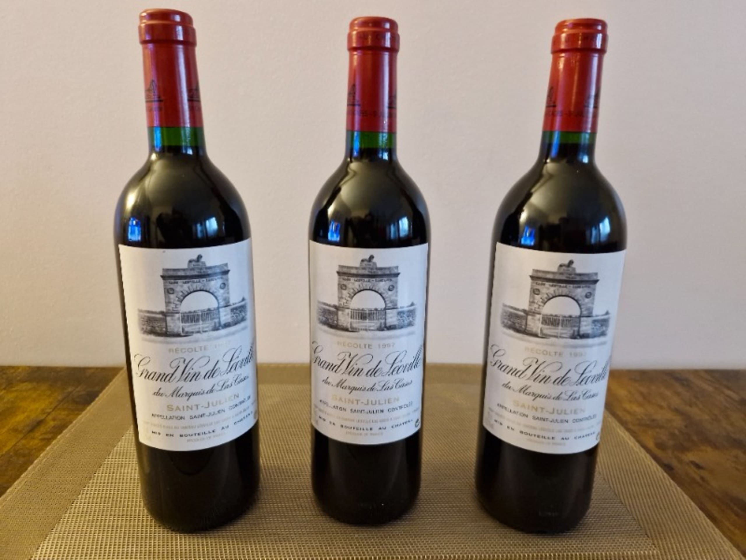 12 x Grand Vin du Château du Marquis de las Cases, Saint-Julien, 1997