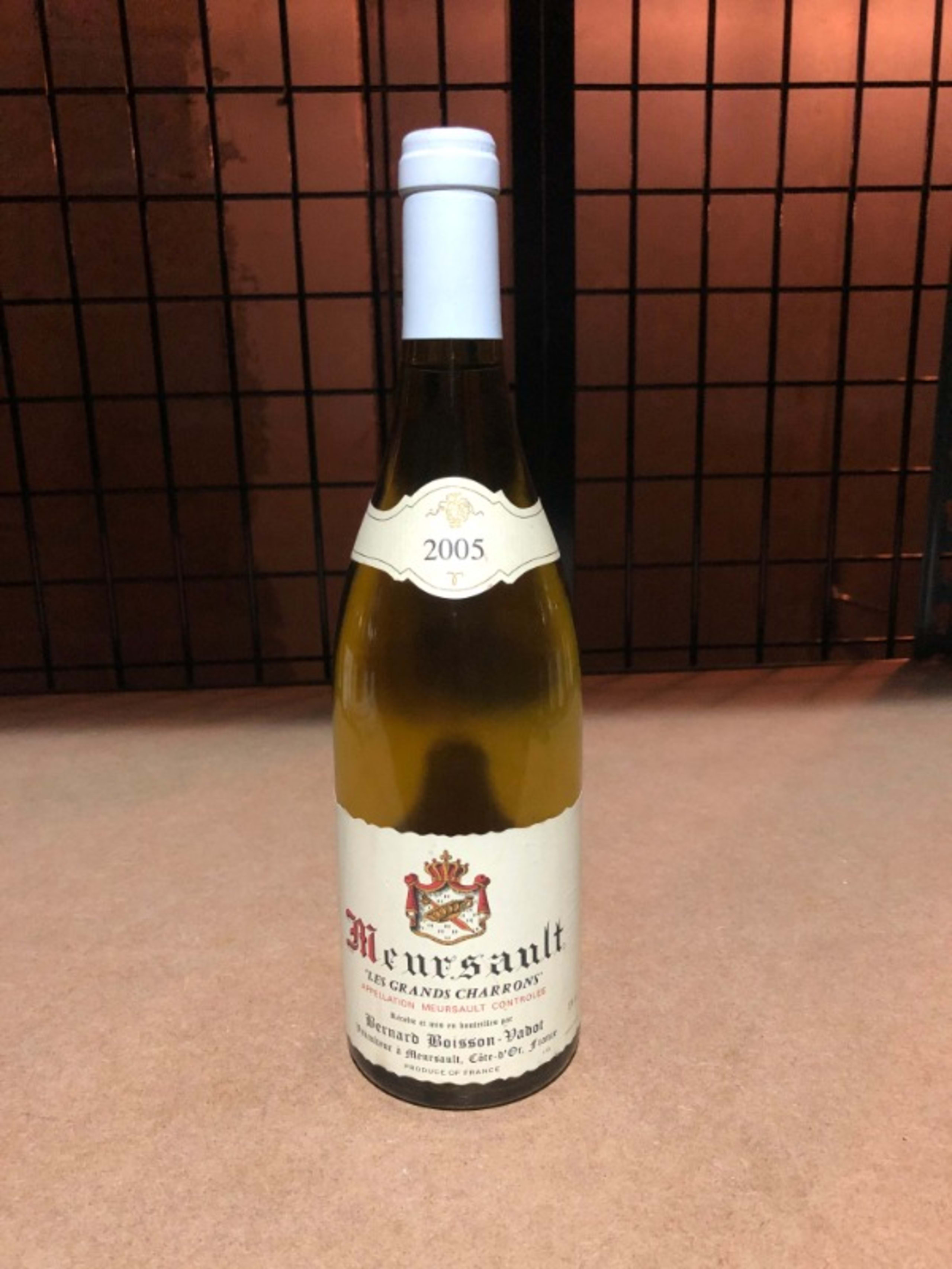 Meursault, Les Grands Charrons, Bernard Boisson-Vadot, 2005