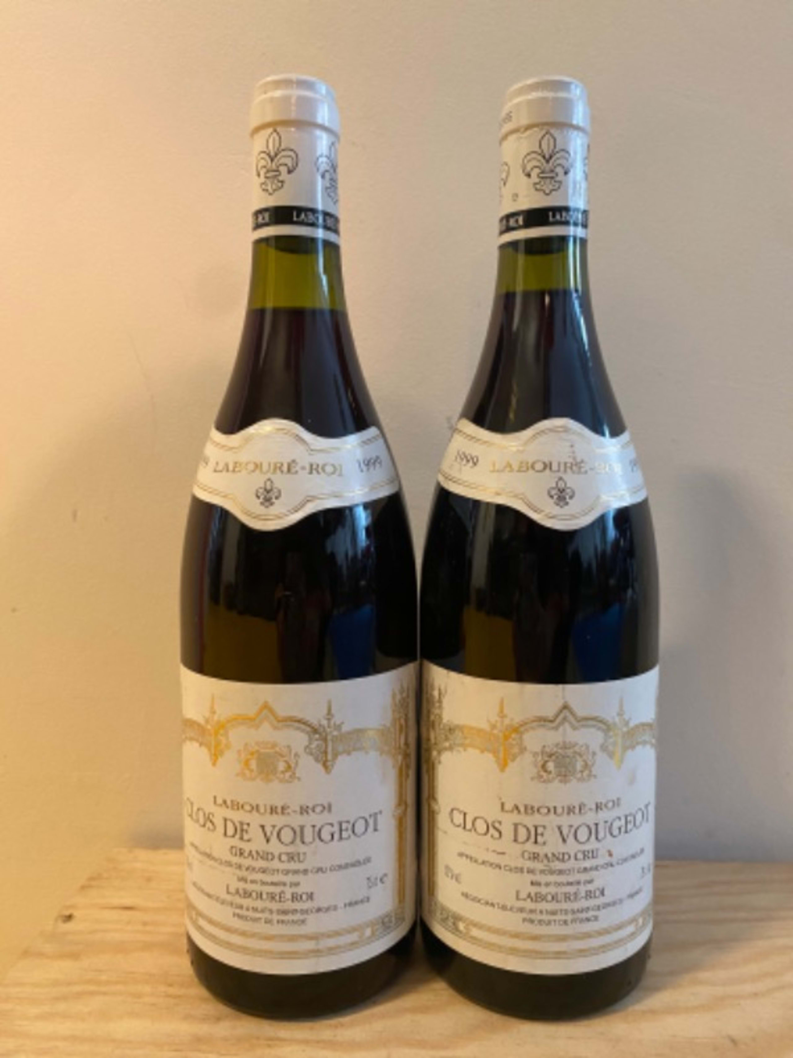2 x Clos de Vougeot, Grand Cru, Labouré-Roi, 1999