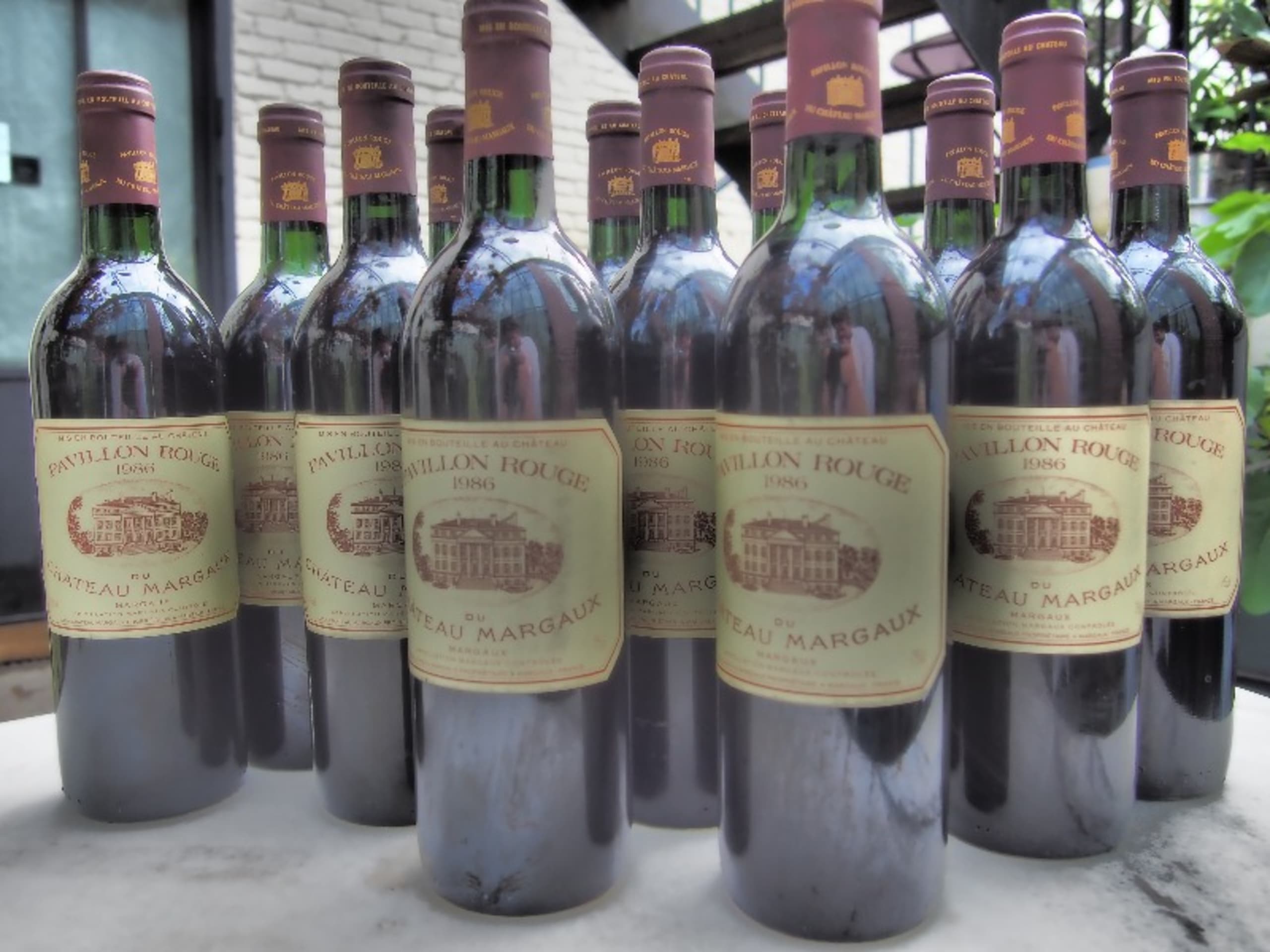 12 x Pavillon Rouge, Château Margaux, Margaux, 1986
