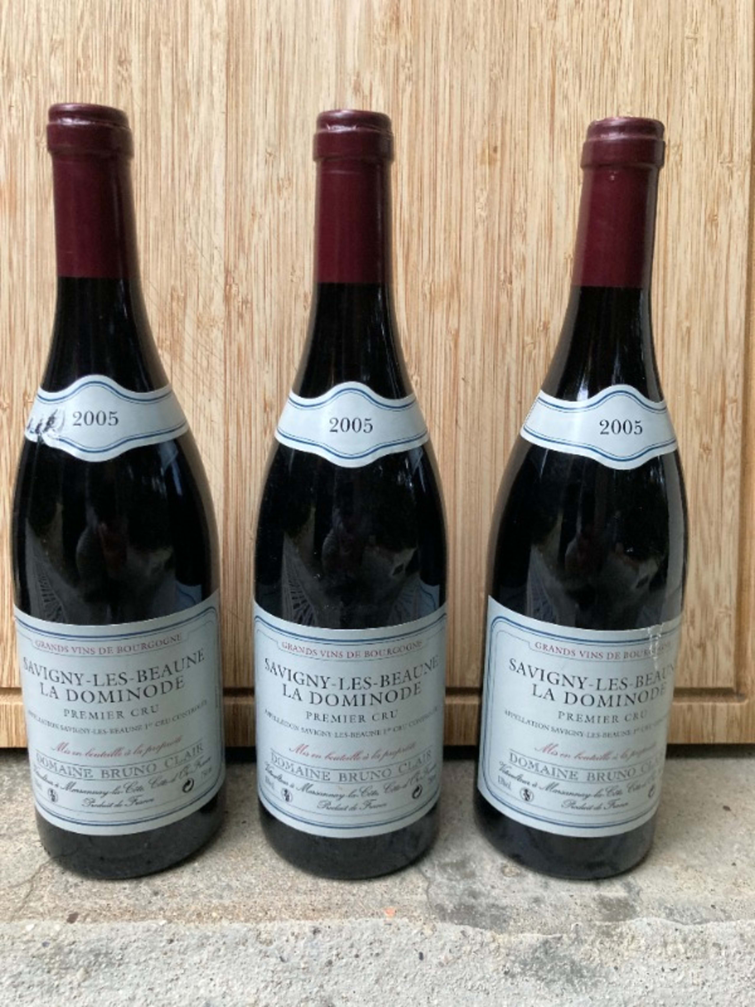 3 x Savigny-lès-Beaune, 1er cru La Dominode, Bruno Clair, 2005