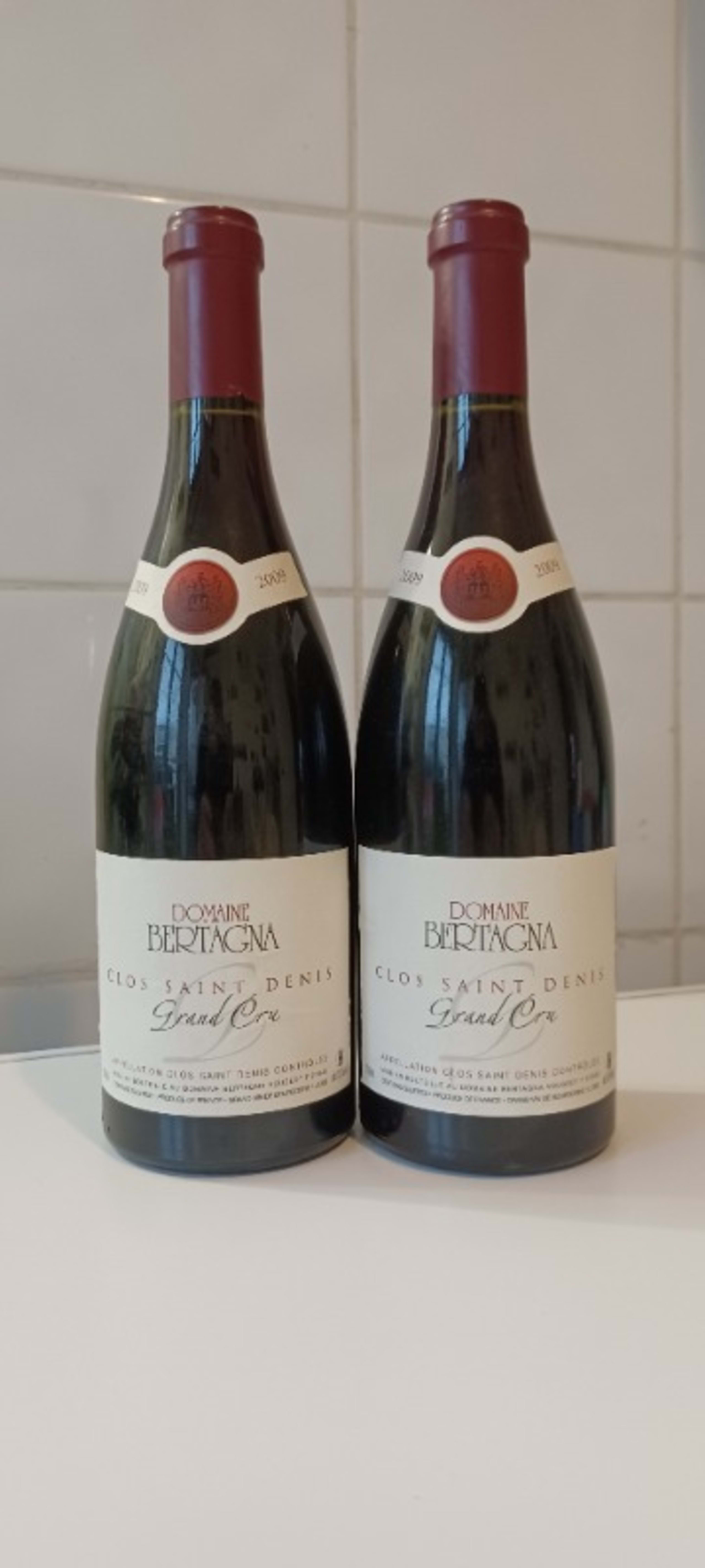 2 x Clos-Saint-Denis, Grand Cru, Domaine Bertagna, 2009