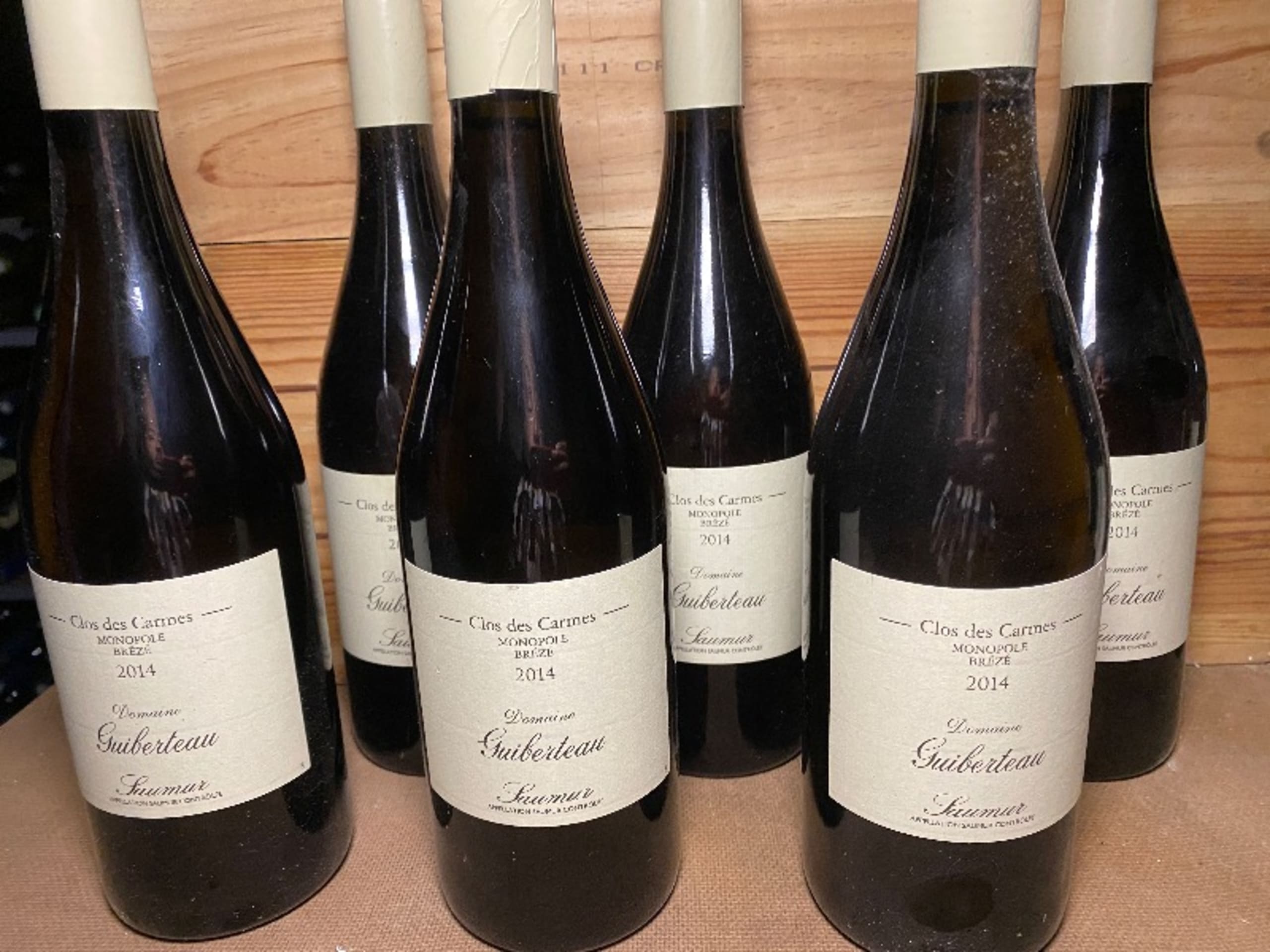 6 x Clos des Carmes, Saumur Blanc, Guiberteau, 2014