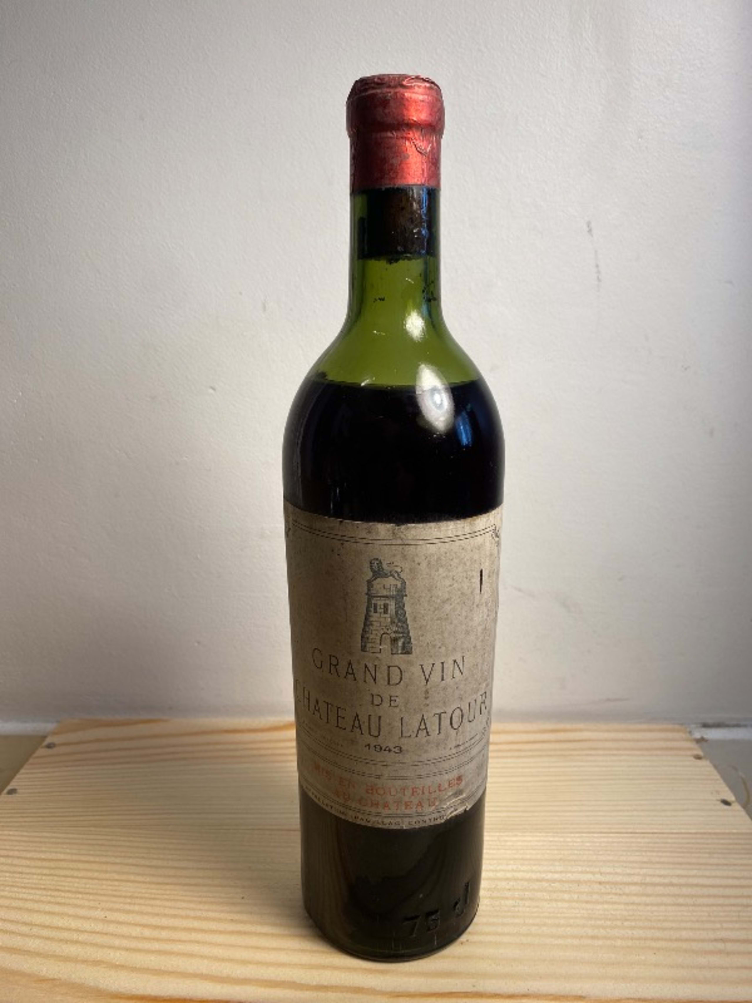 Grand Vin de Château Latour, Pauillac, 1943