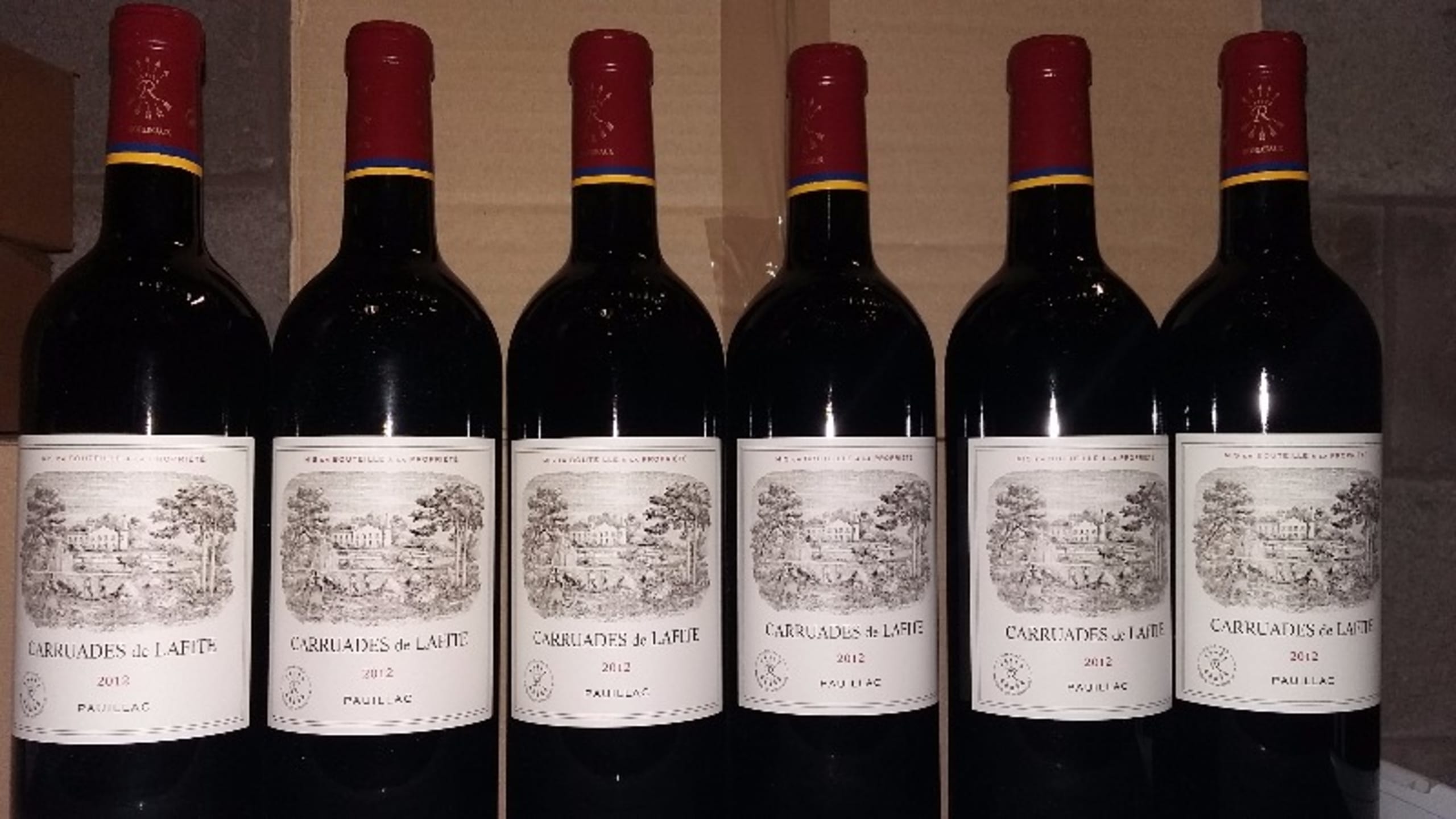 6 x Carruades de Lafite, Pauillac, 2012