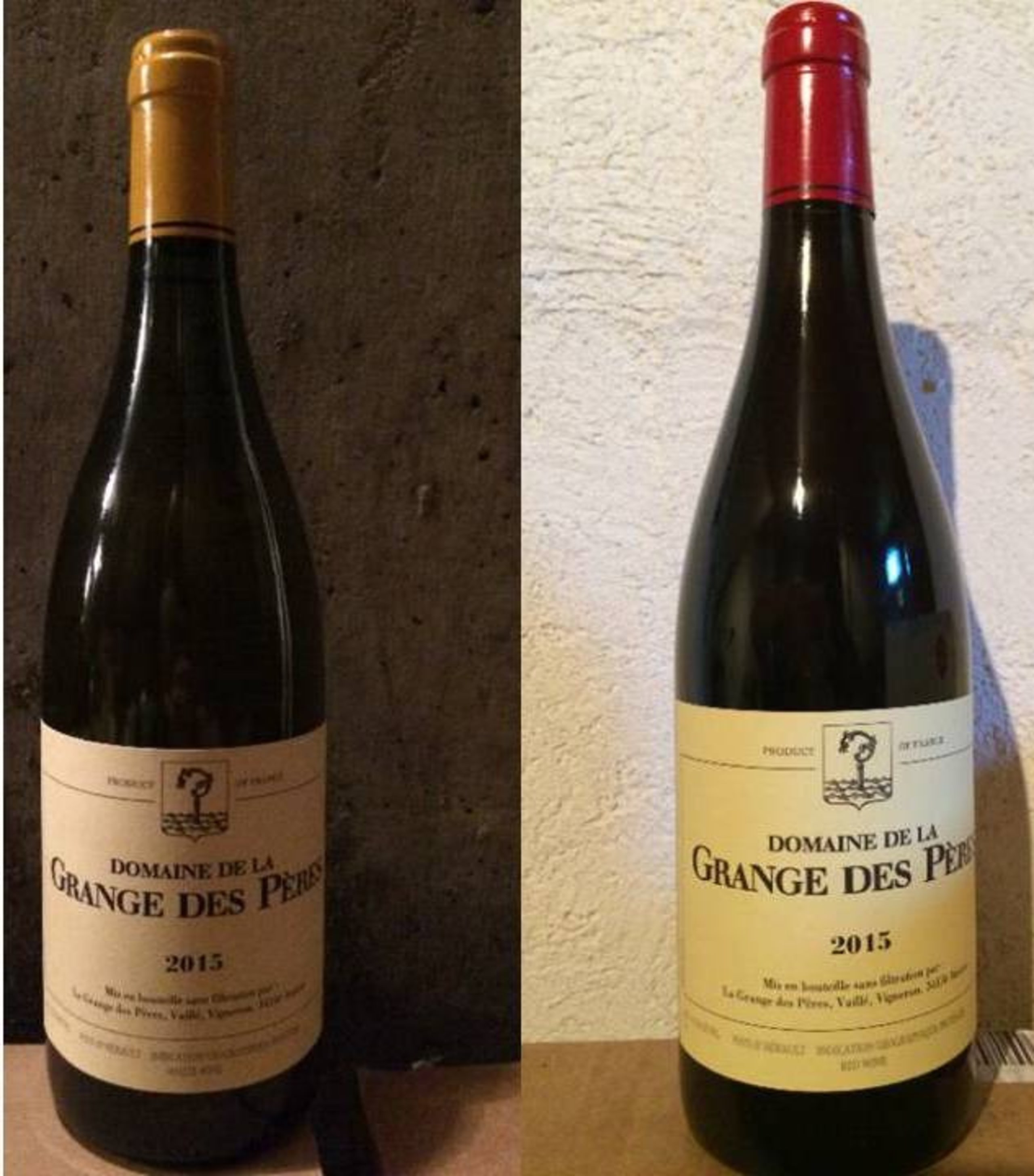2 x Bc/Wh + Rg/Rd, Grange des Pères, 2015