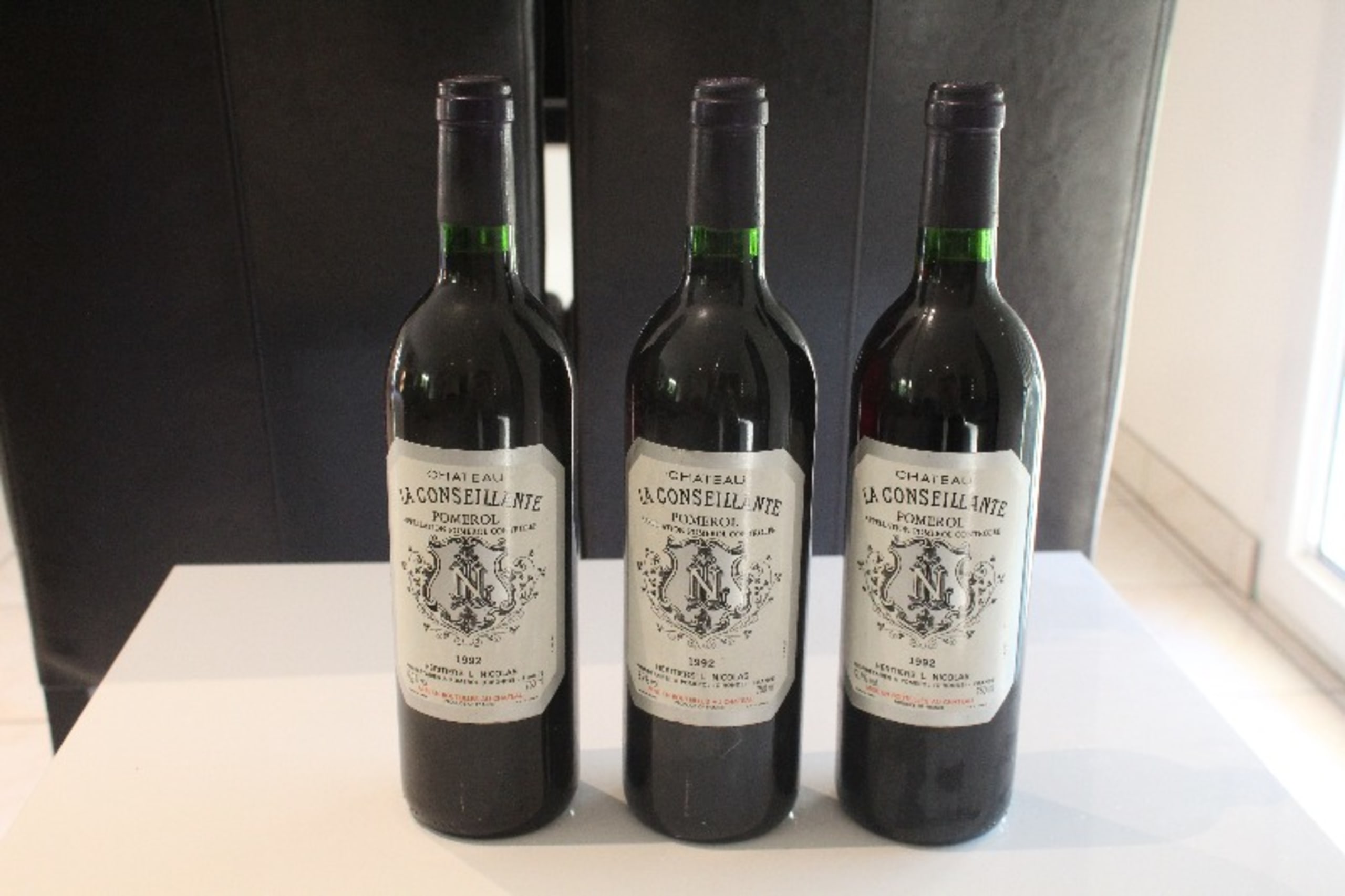 3 x Château La Conseillante, Pomerol, 1992