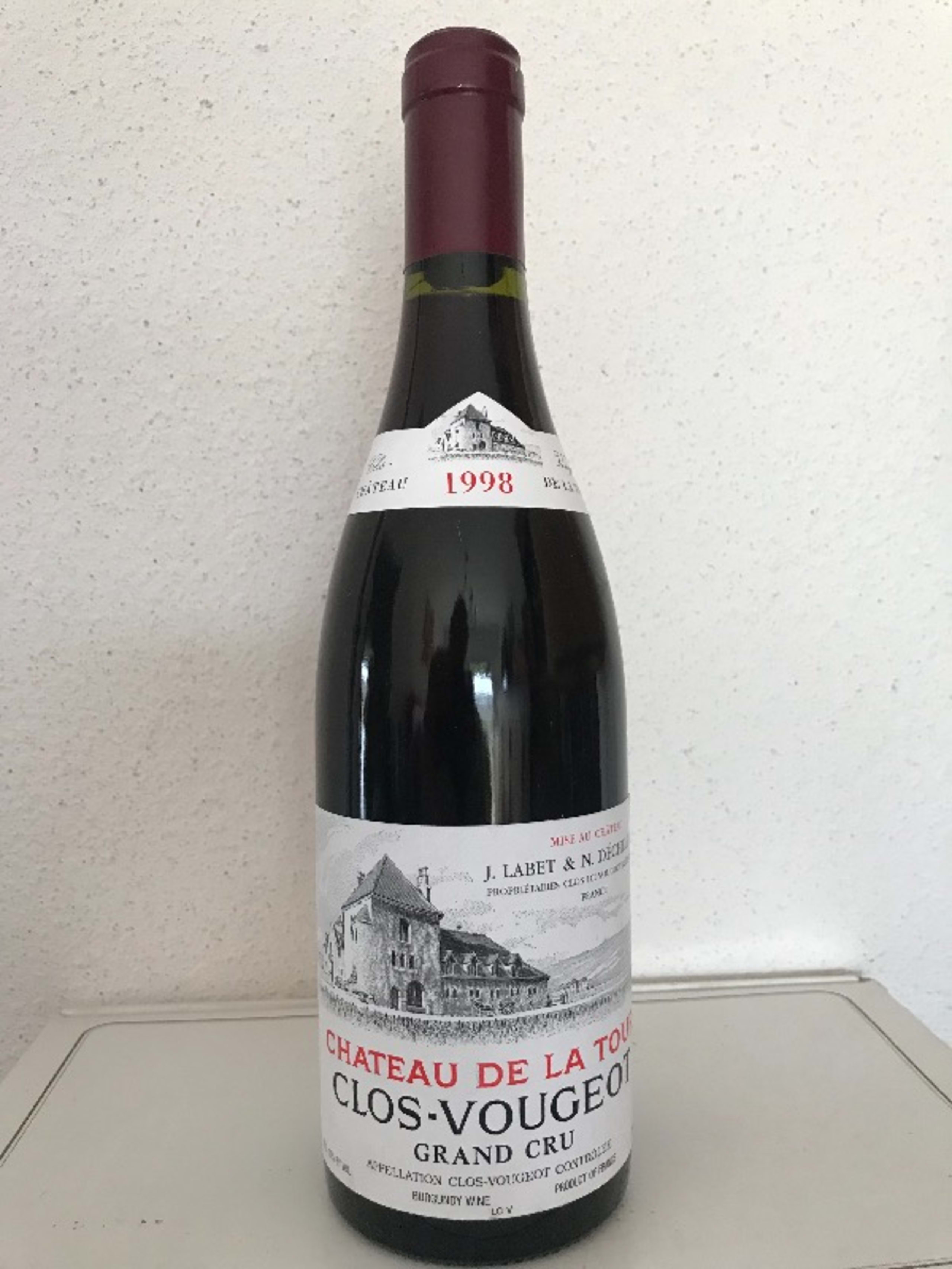 Clos de Vougeot, Château de la Tour, 1998