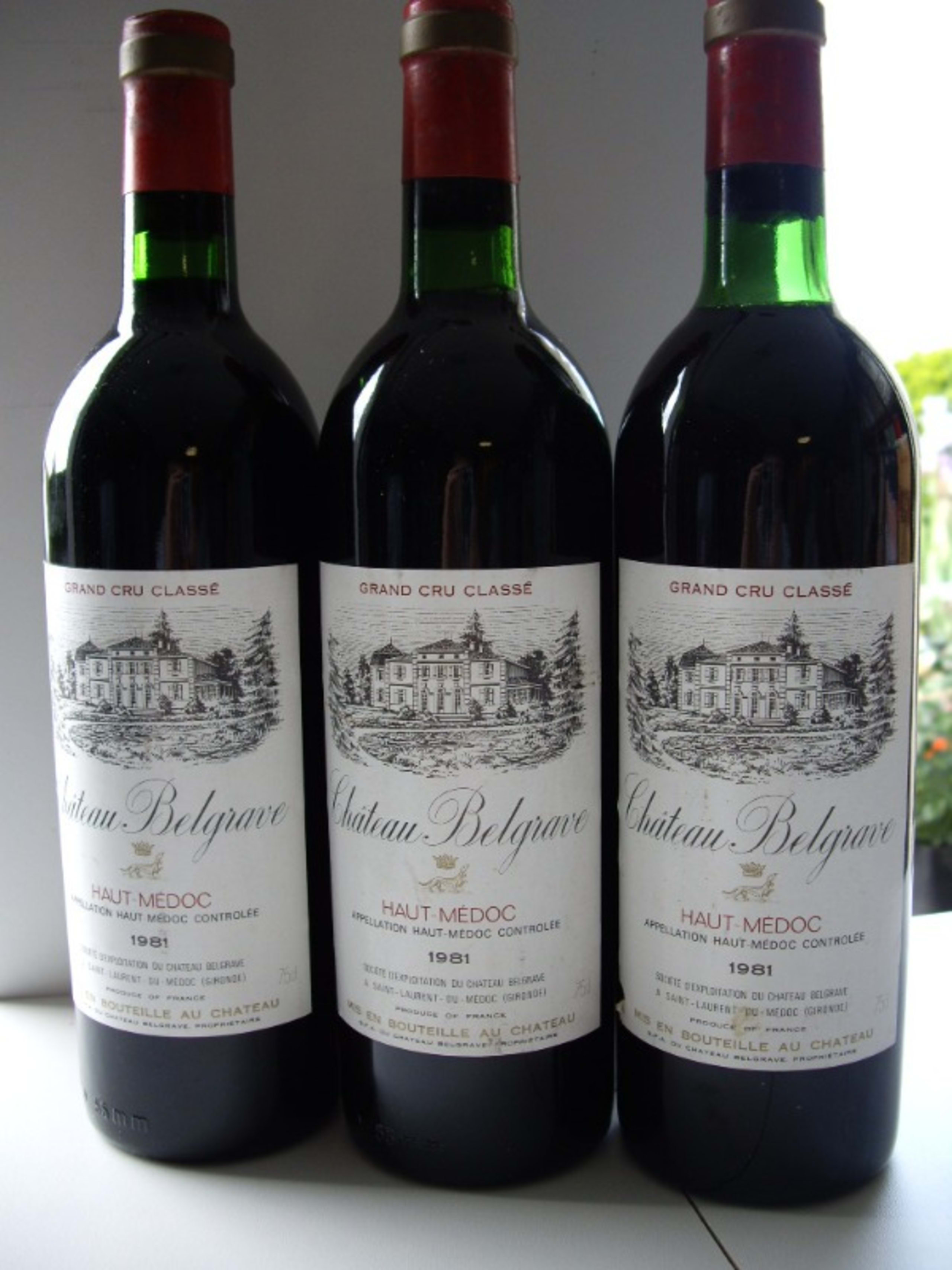 Château Belgrave, Haut-Médoc, 1981