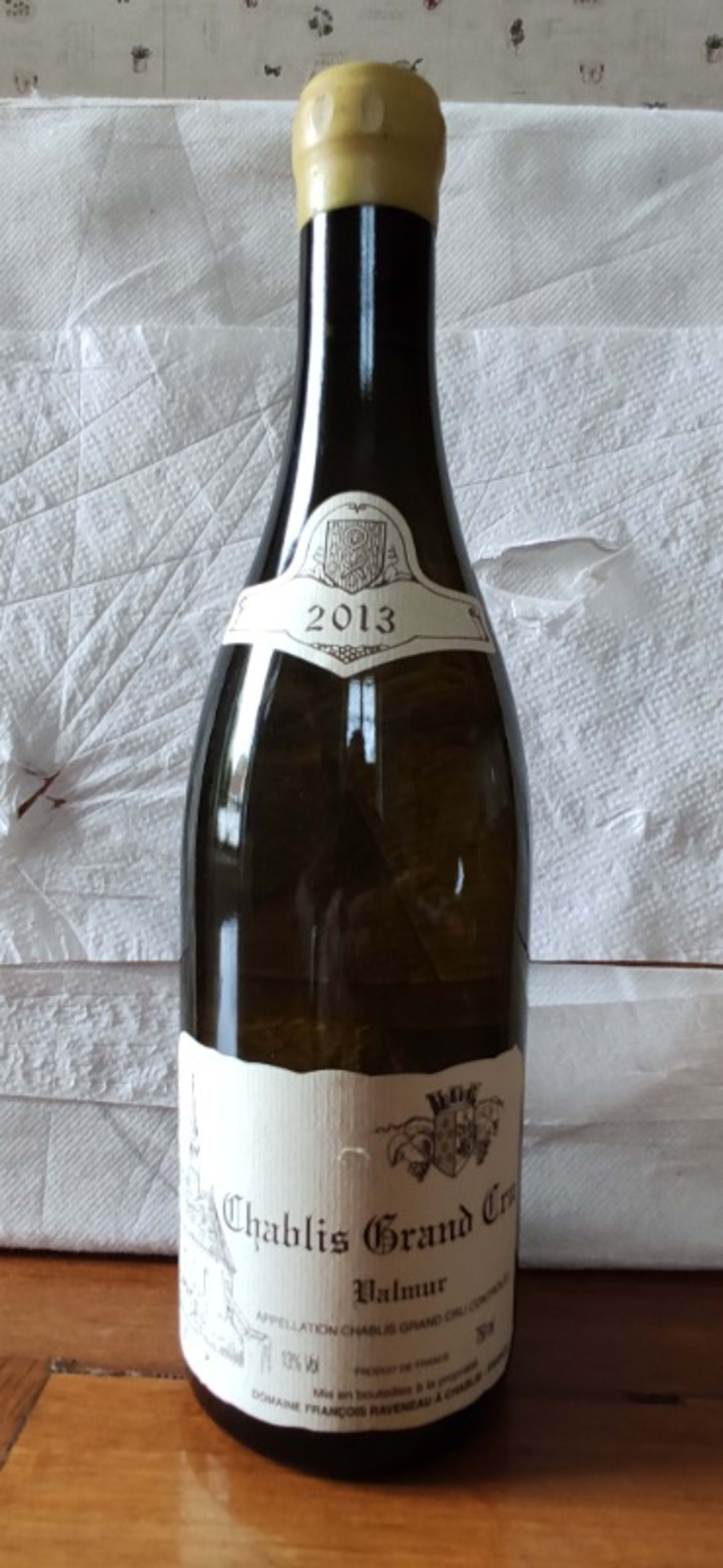 Chablis, Grand Cru Valmur, Domaine François Raveneau, 2013