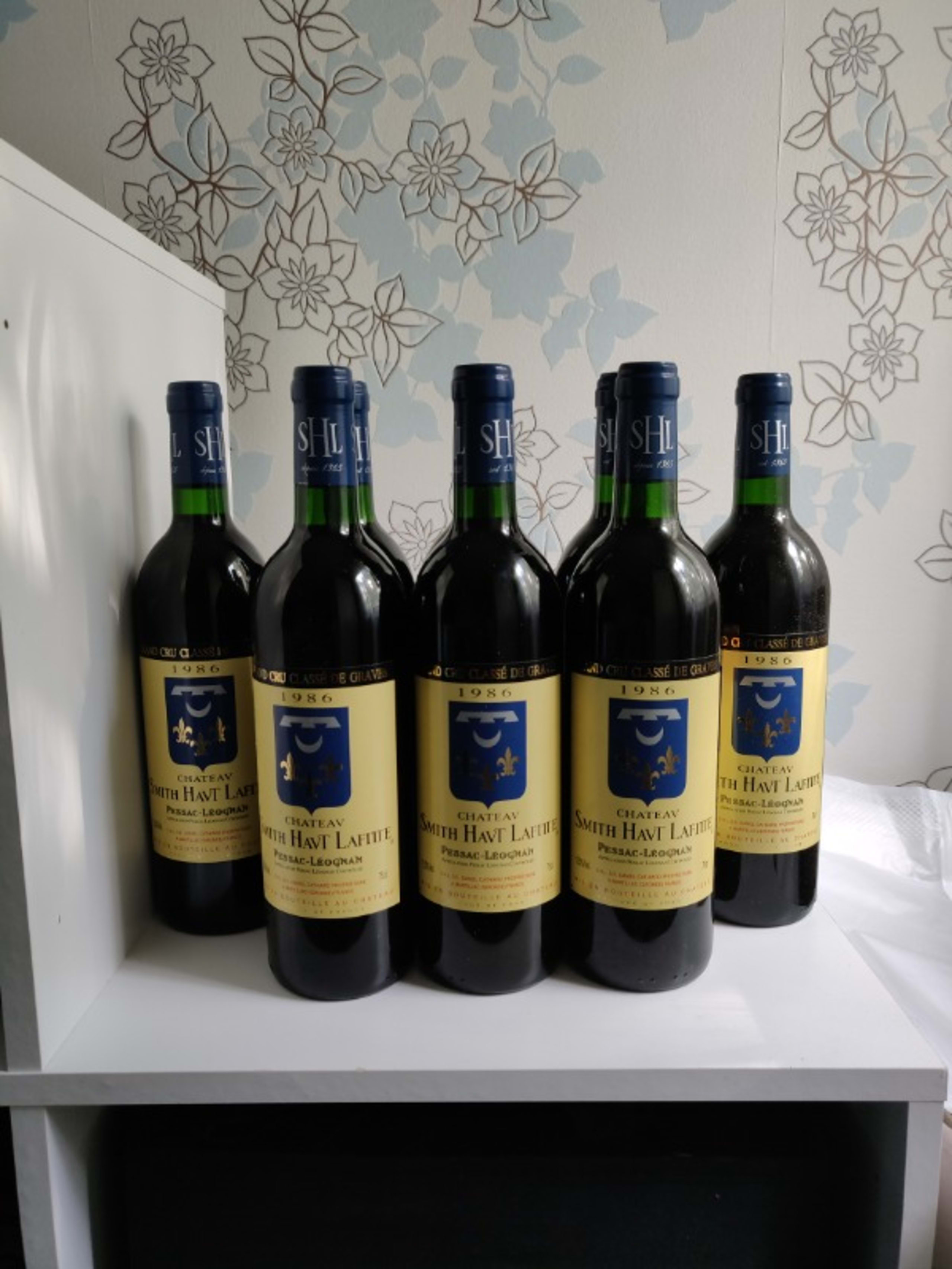 8 x Château Smith Haut Lafitte, Pessac-Léognan, 1986