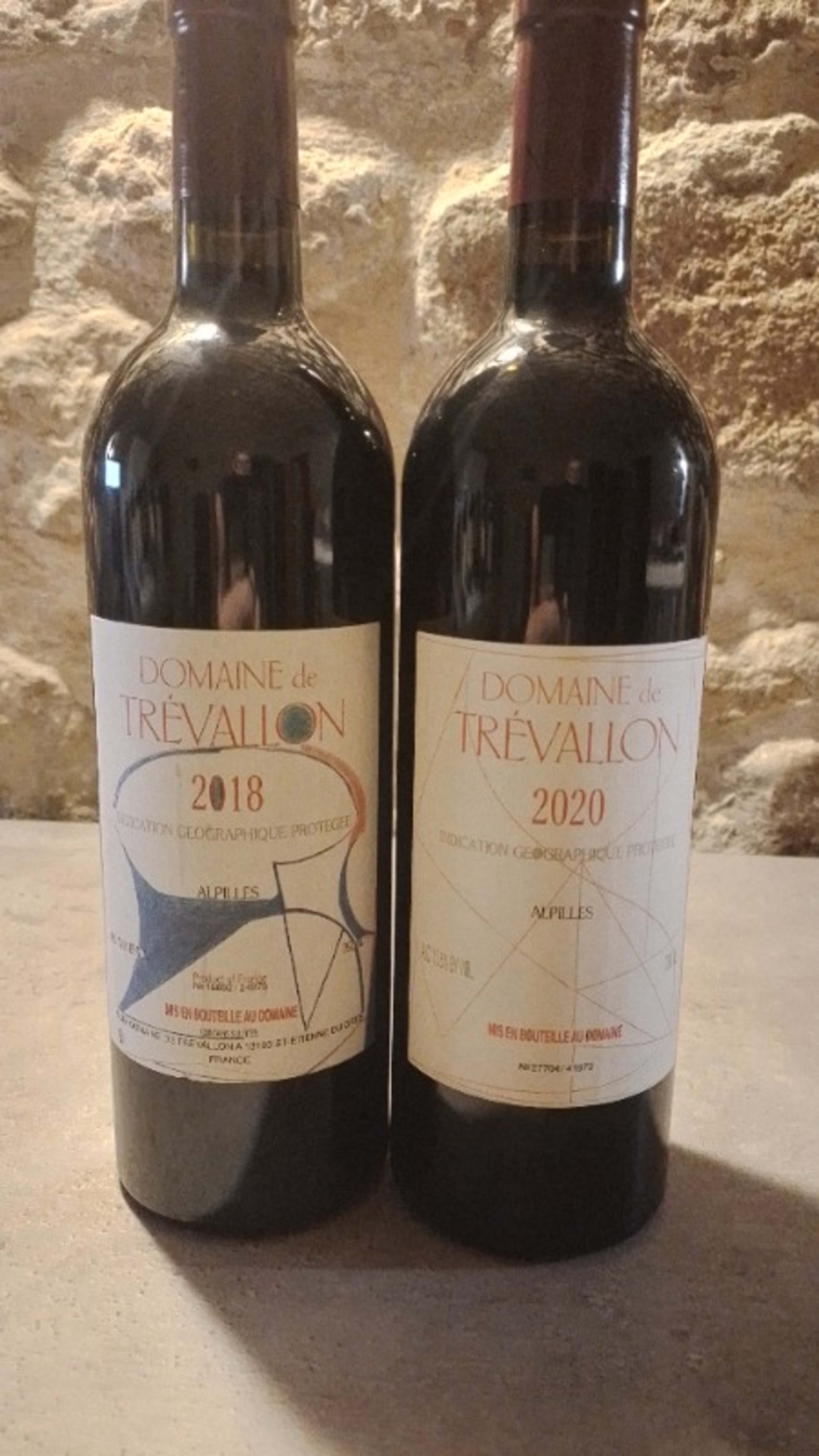 2 x Domaine de Trévallon, Vin de Pays des Alpilles, 2018/2020